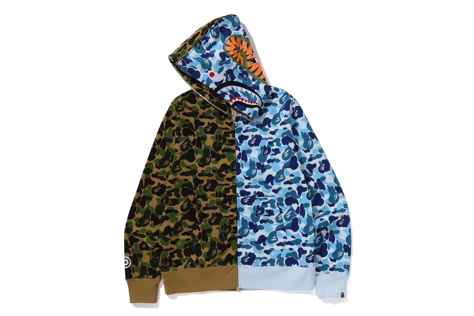 ABC CAMO SEPARATE SHARK FULL ZIP HOODIE - Image 13