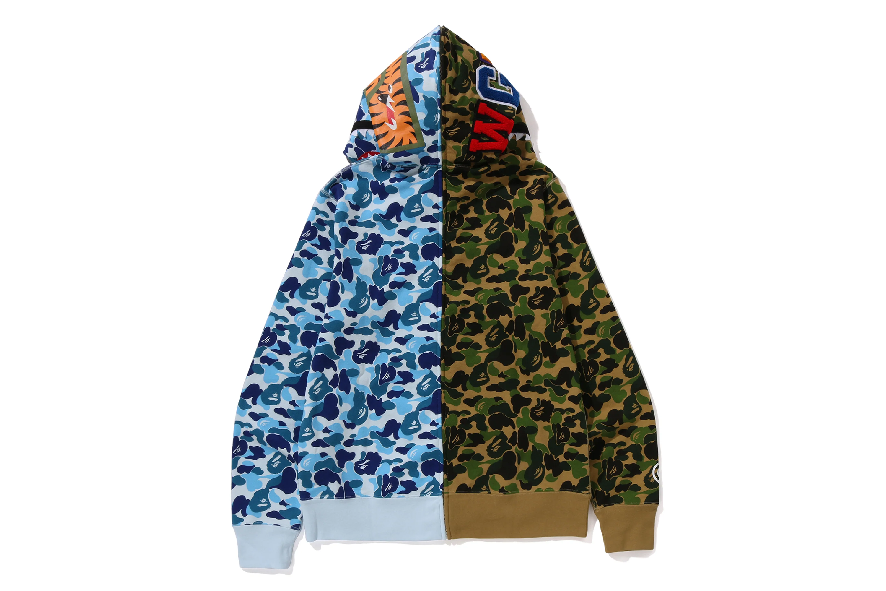 ABC CAMO SEPARATE SHARK FULL ZIP HOODIE - Image 14