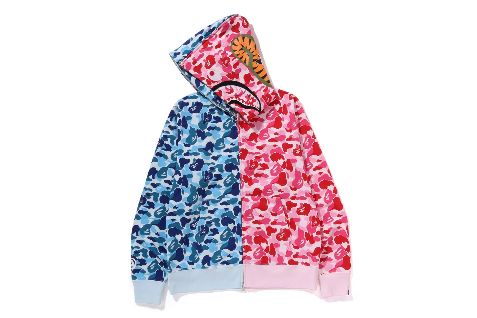 ABC CAMO SEPARATE SHARK FULL ZIP HOODIE - Image 3