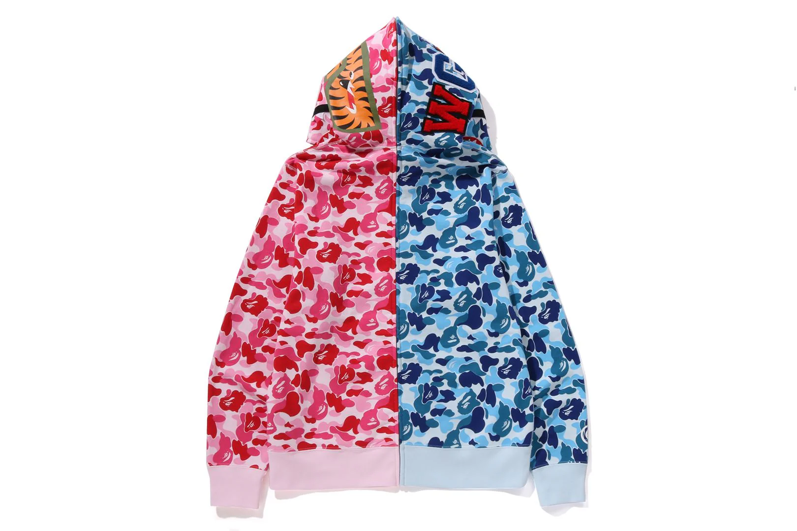 ABC CAMO SEPARATE SHARK FULL ZIP HOODIE - Image 4