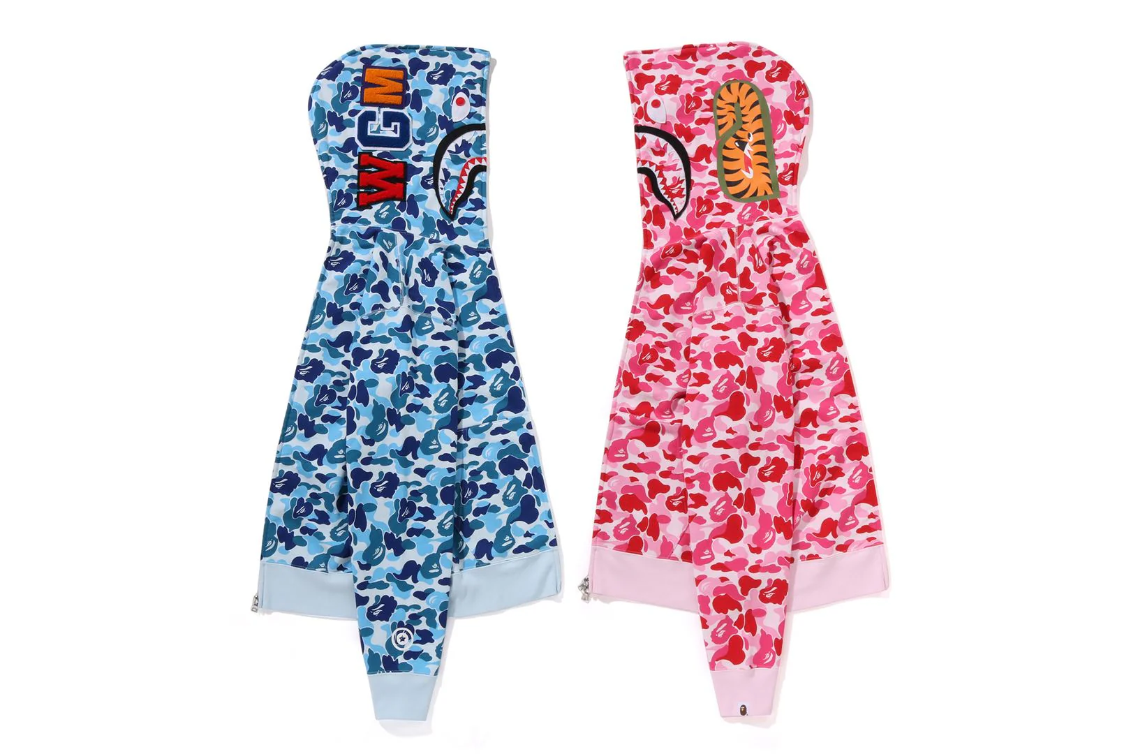 ABC CAMO SEPARATE SHARK FULL ZIP HOODIE - Image 5