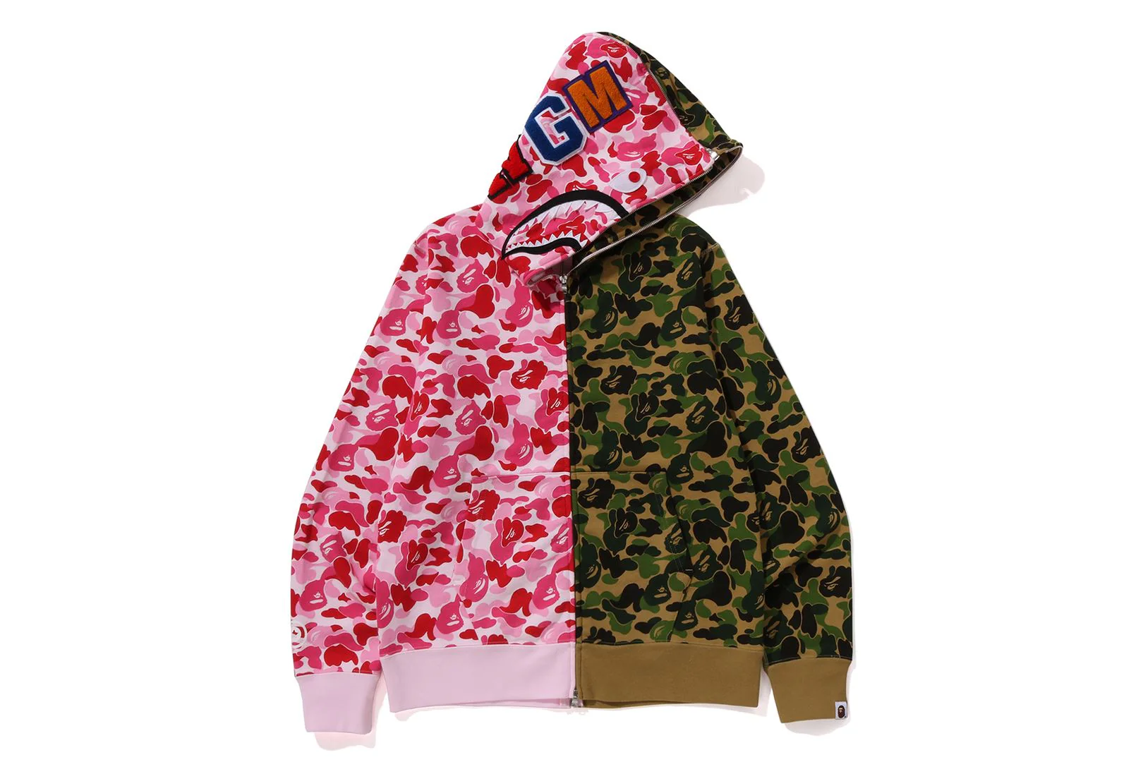 ABC CAMO SEPARATE SHARK FULL ZIP HOODIE - Image 7