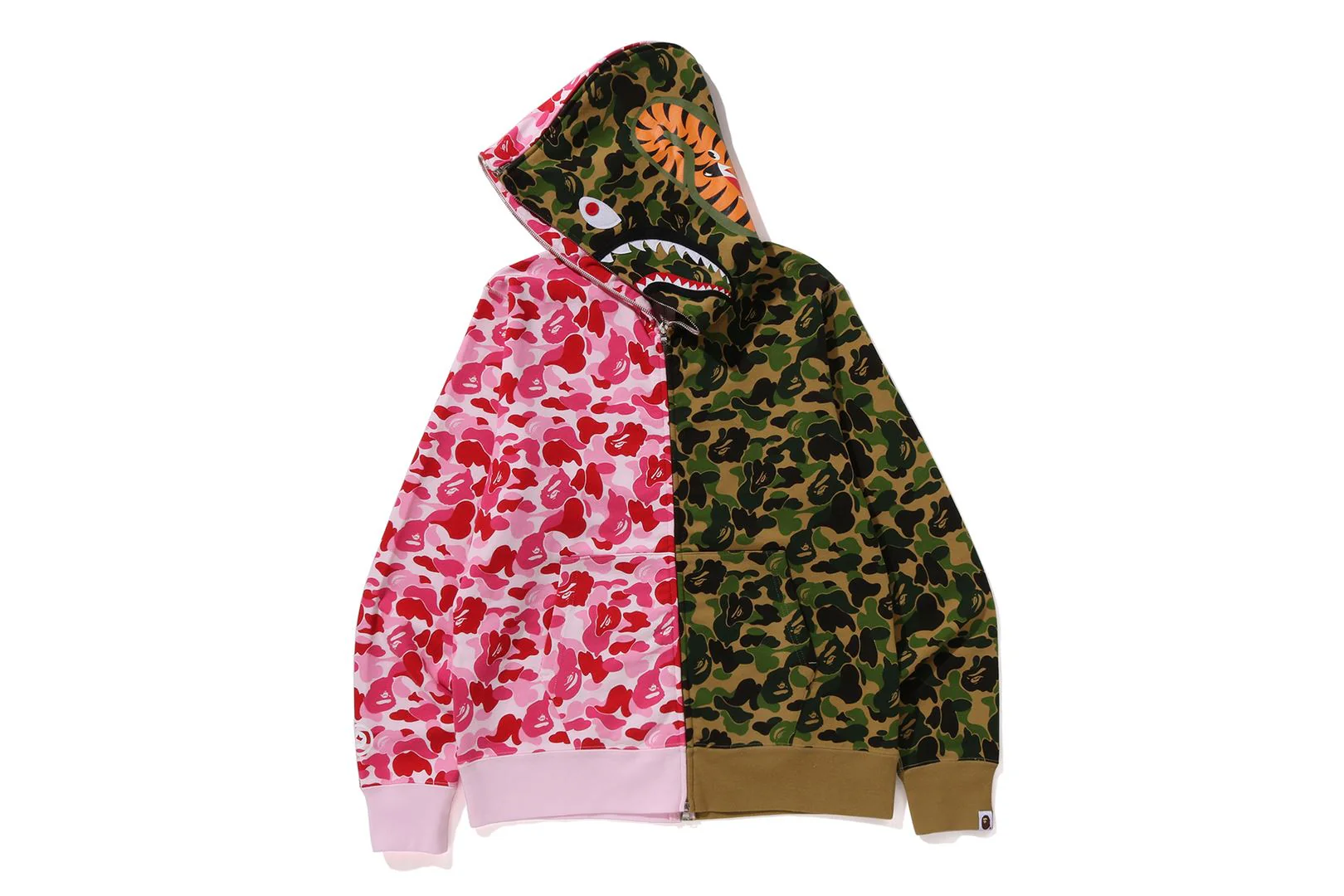 ABC CAMO SEPARATE SHARK FULL ZIP HOODIE - Image 8