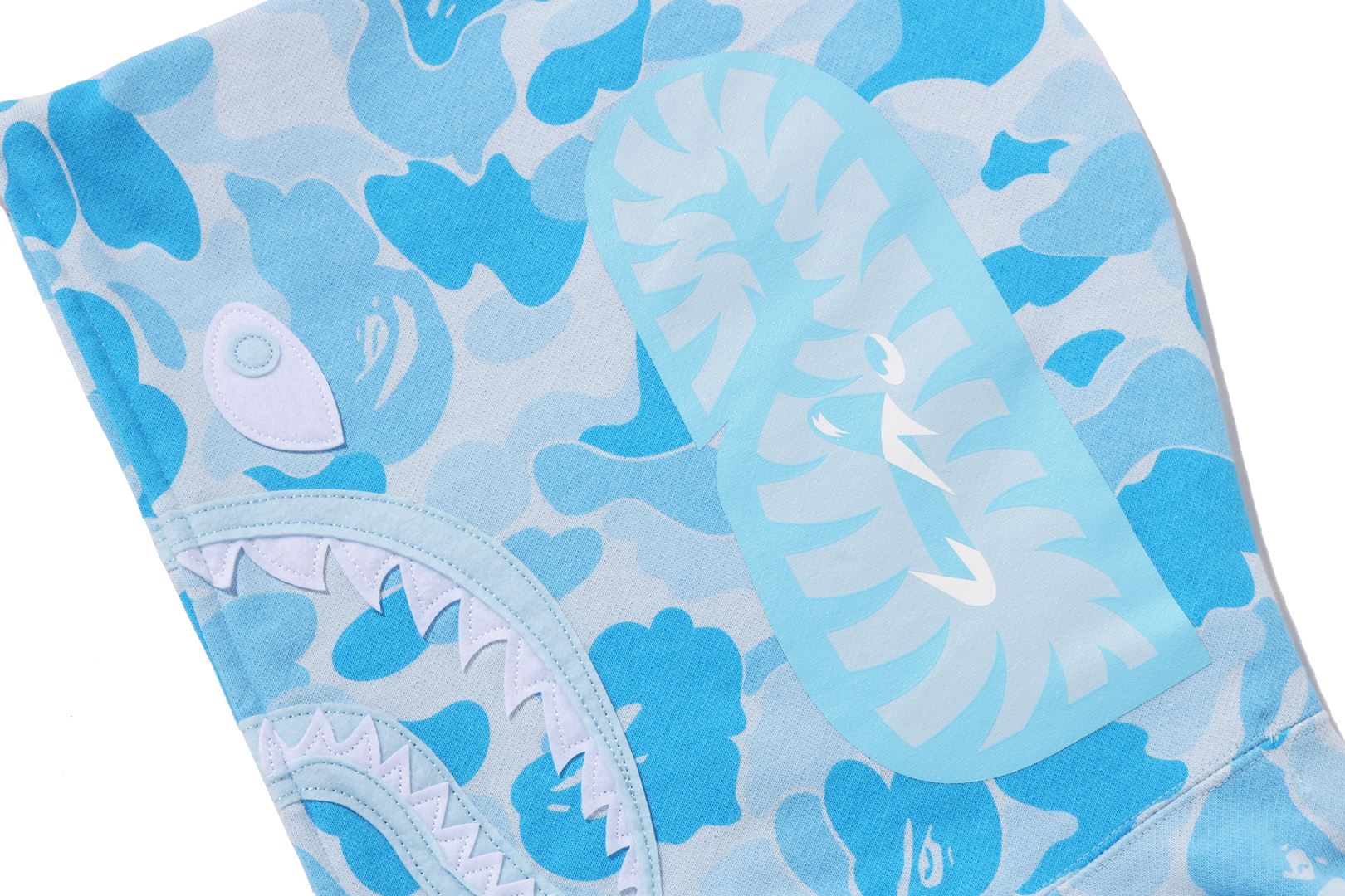 ICY BAPE ABC CAMO SHARK FULL ZIP HOODIE - Image 5