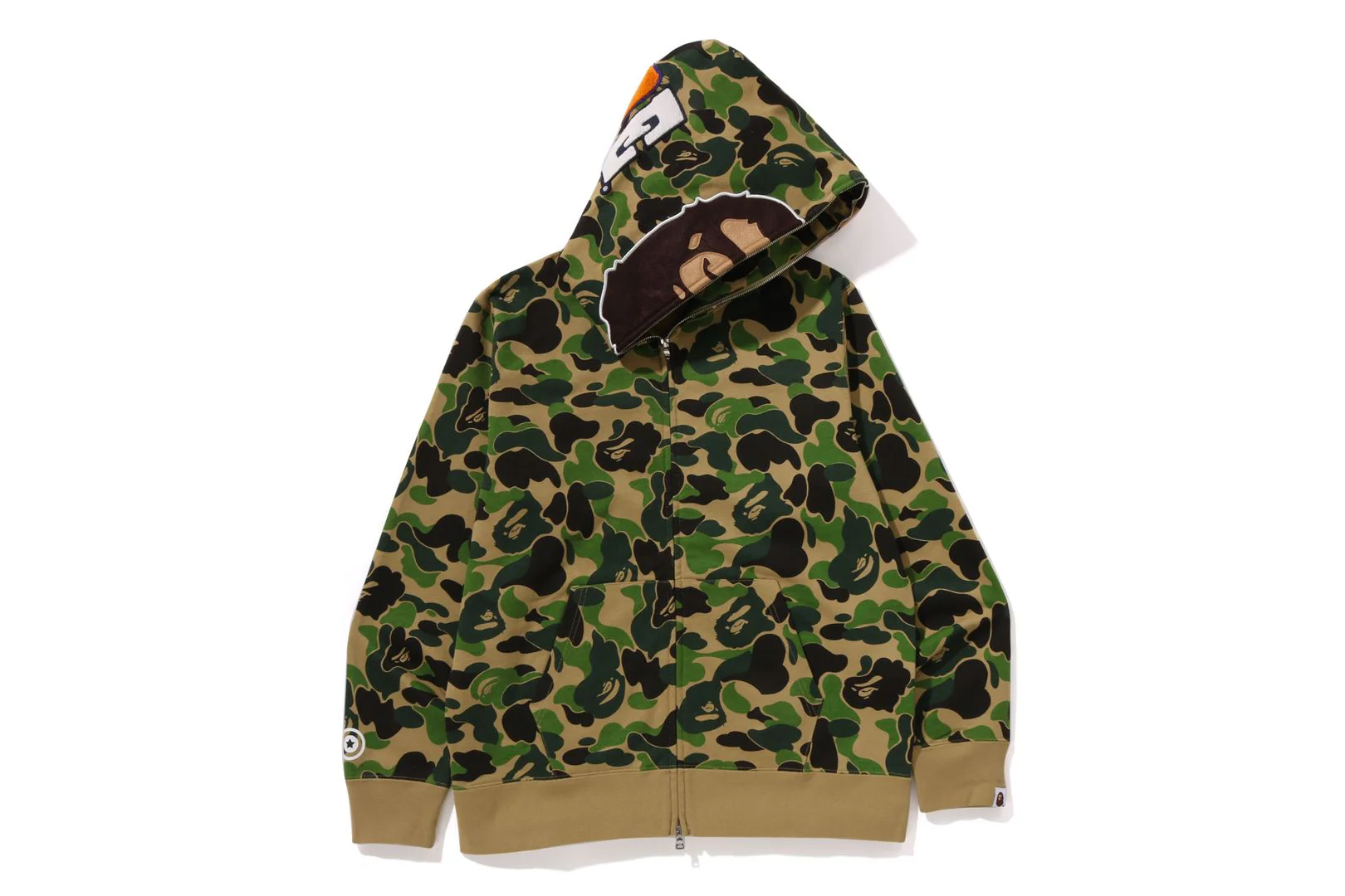 ABC CAMO 2ND APE FULL ZIP HOODIE - Image 6