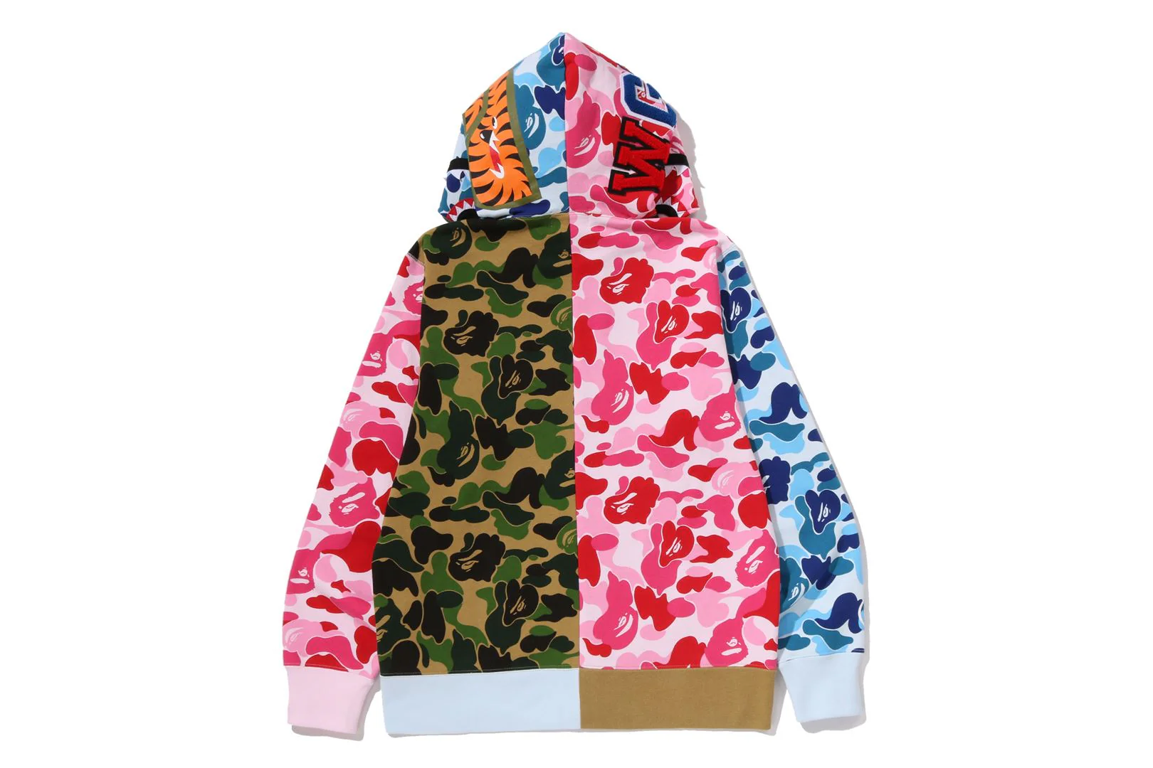 ABC CAMO CRAZY SHARK FULL ZIP HOODIE - Image 4