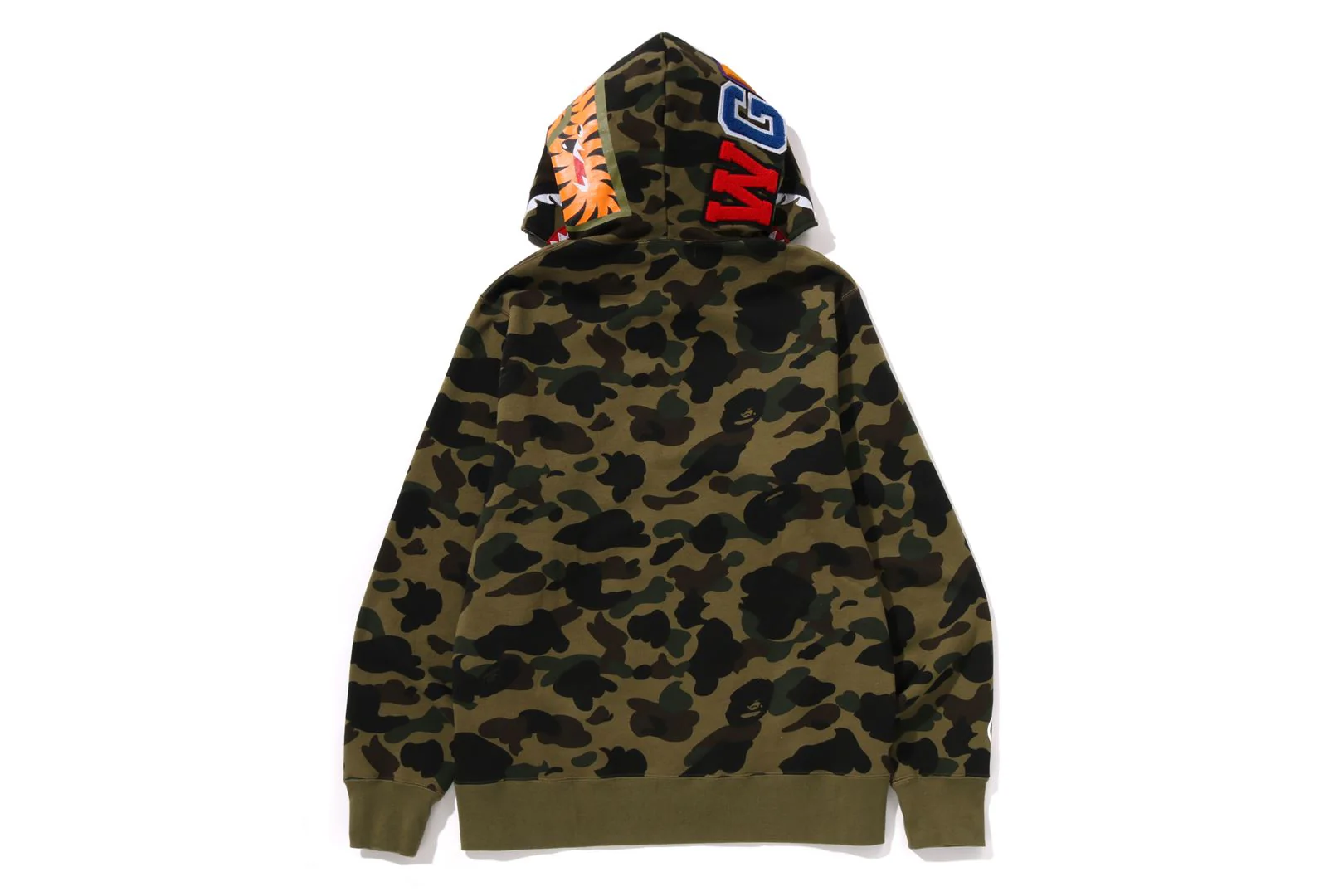1ST CAMO SHARK FULL ZIP HOODIE - Image 6