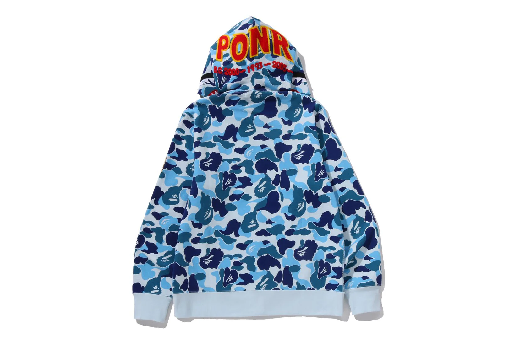 ABC CAMO 2ND SHARK FULL ZIP HOODIE - Image 9