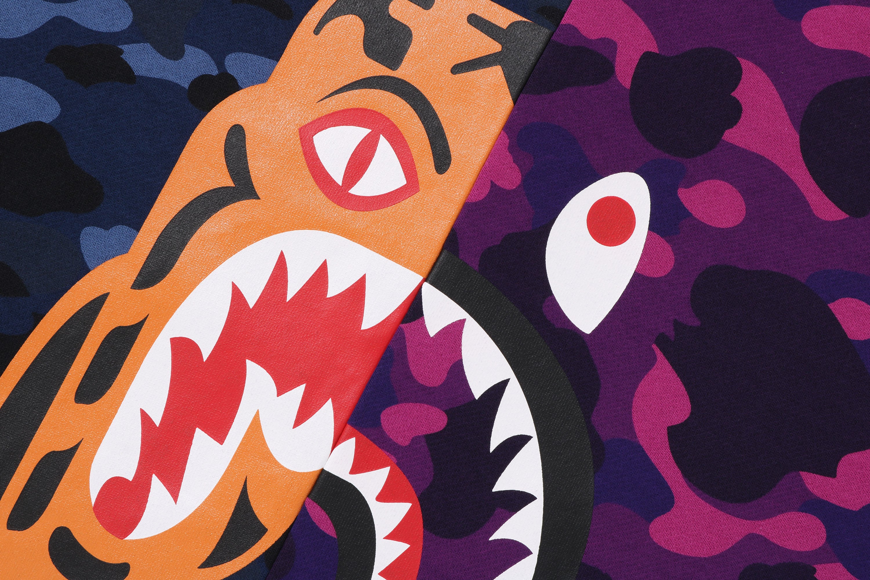 COLOR CAMO TIGER SHARK CREWNECK SWEATSHIRT - Image 5