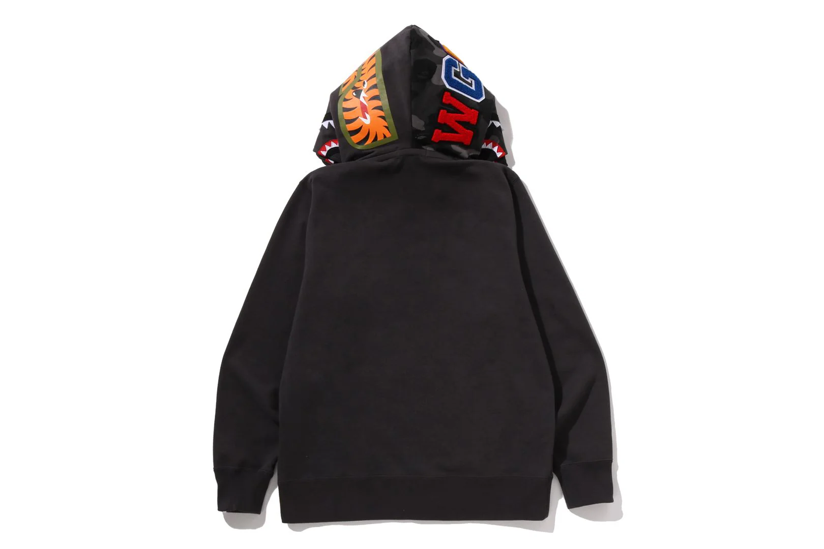 COLOR CAMO SHARK FULL ZIP DOUBLE HOODIE - Image 16