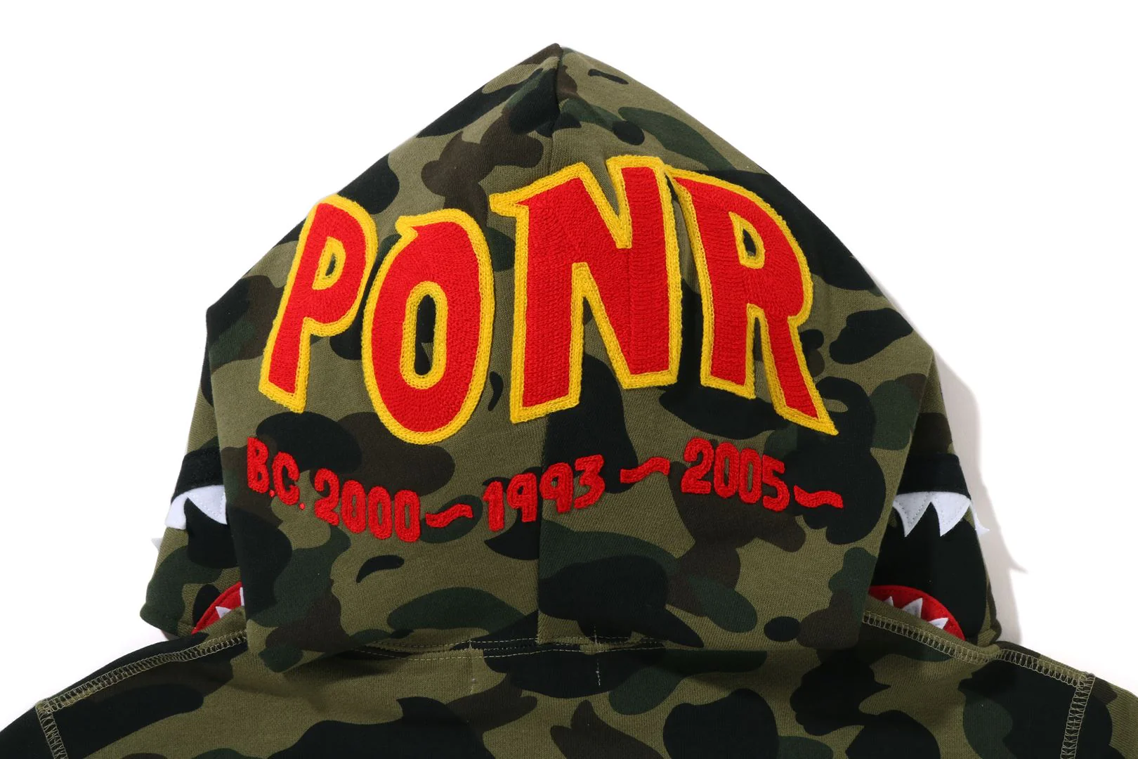 1ST CAMO 2ND SHARK FULL ZIP HOODIE - Image 7