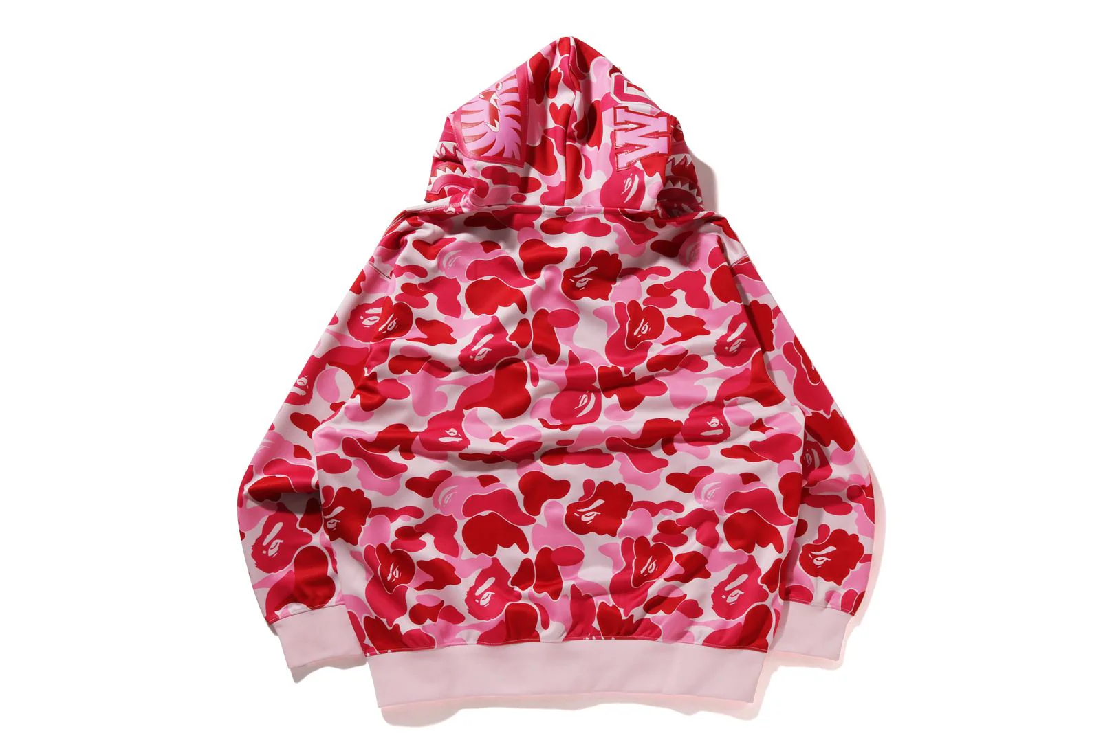 ABC CAMO POLYESTER RELAXED FIT SHARK FULL ZIP HOODIE - Image 9