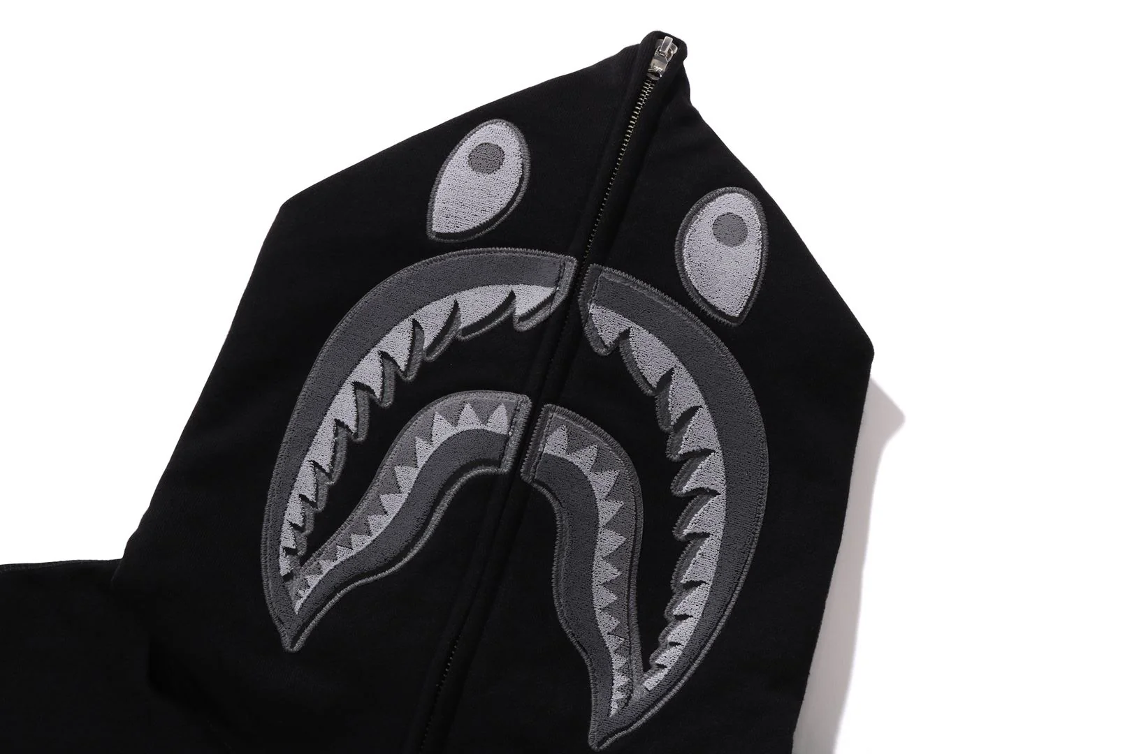APE HEAD ONE POINT SHARK ZIP HOODIE MENS - Image 10