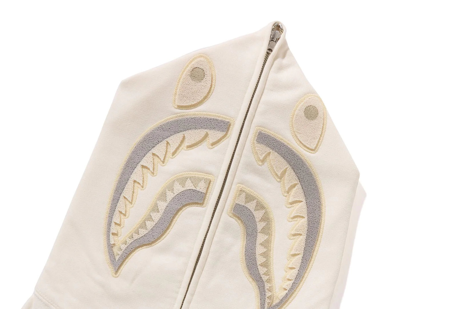 APE HEAD ONE POINT SHARK ZIP HOODIE MENS - Image 16