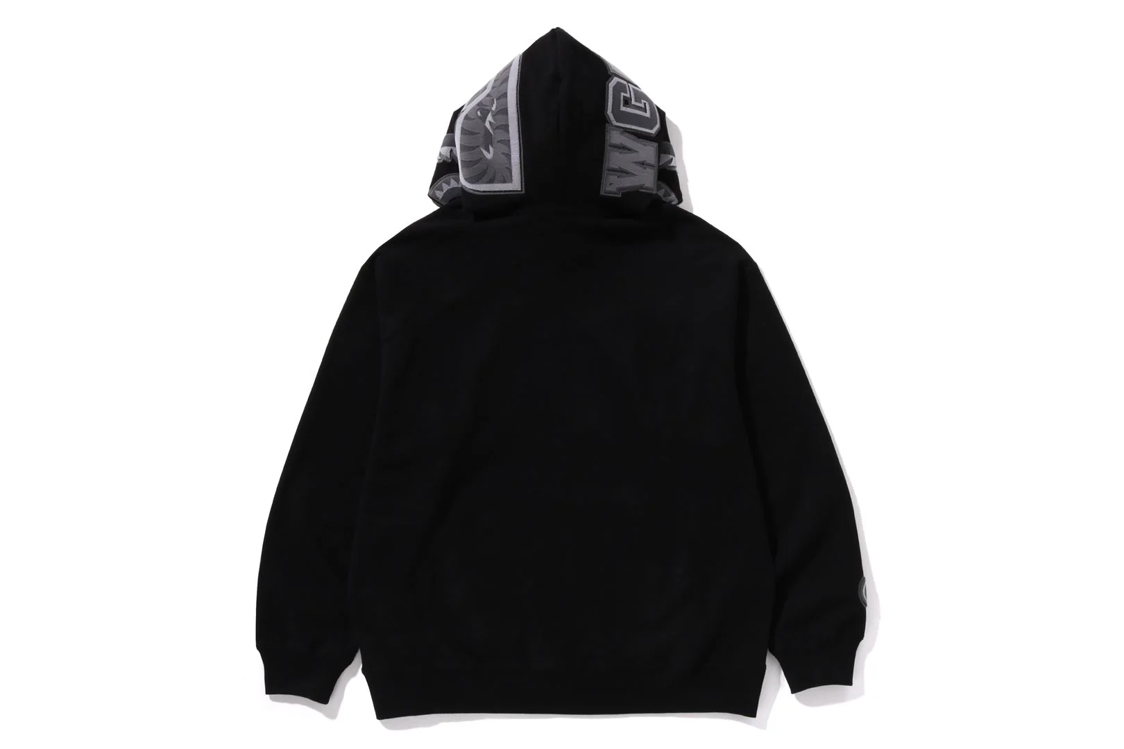 APE HEAD ONE POINT SHARK ZIP HOODIE MENS - Image 9