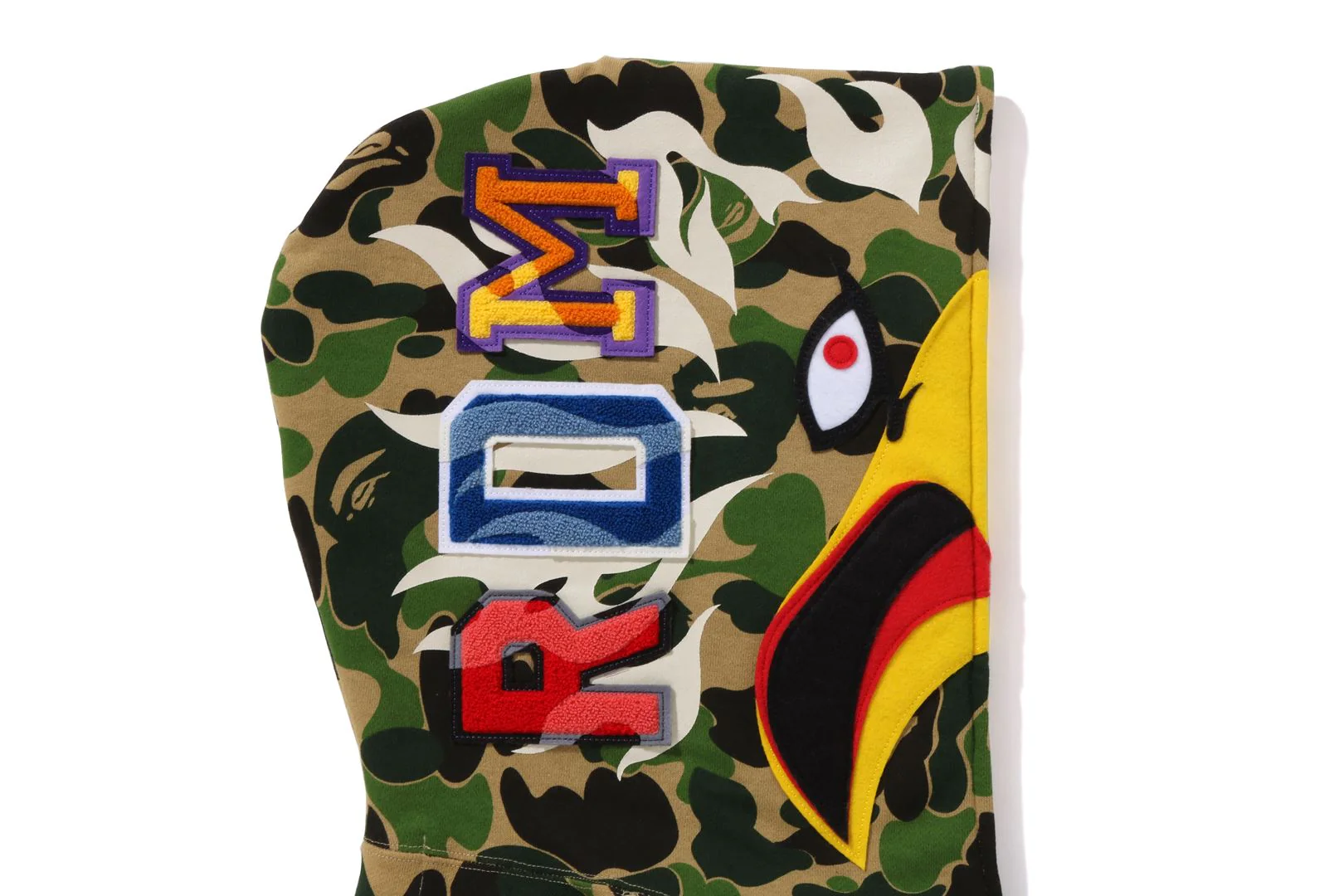 BAPE X READYMADE COTTON ABC CAMO EAGLE RELAXED FIT FULL ZIP HOODIE JACKET - Image 5