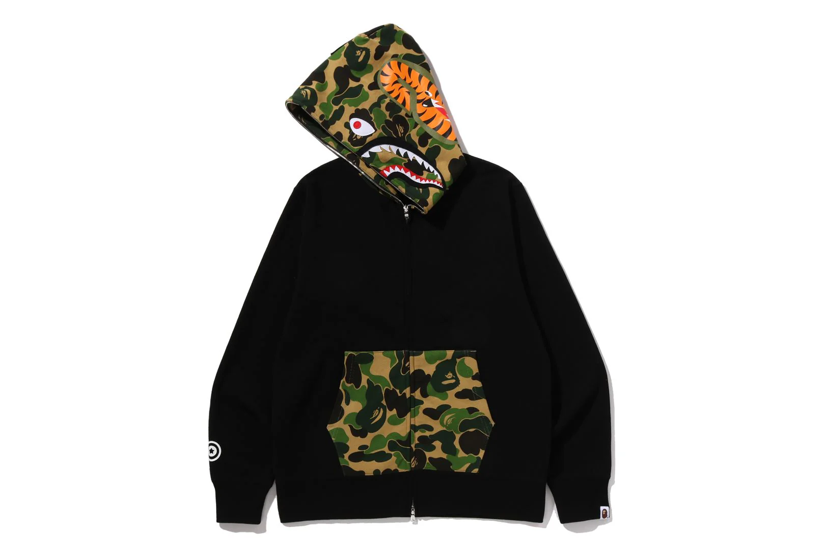 ABC CAMO SHARK FULL ZIP HOODIE - Image 5