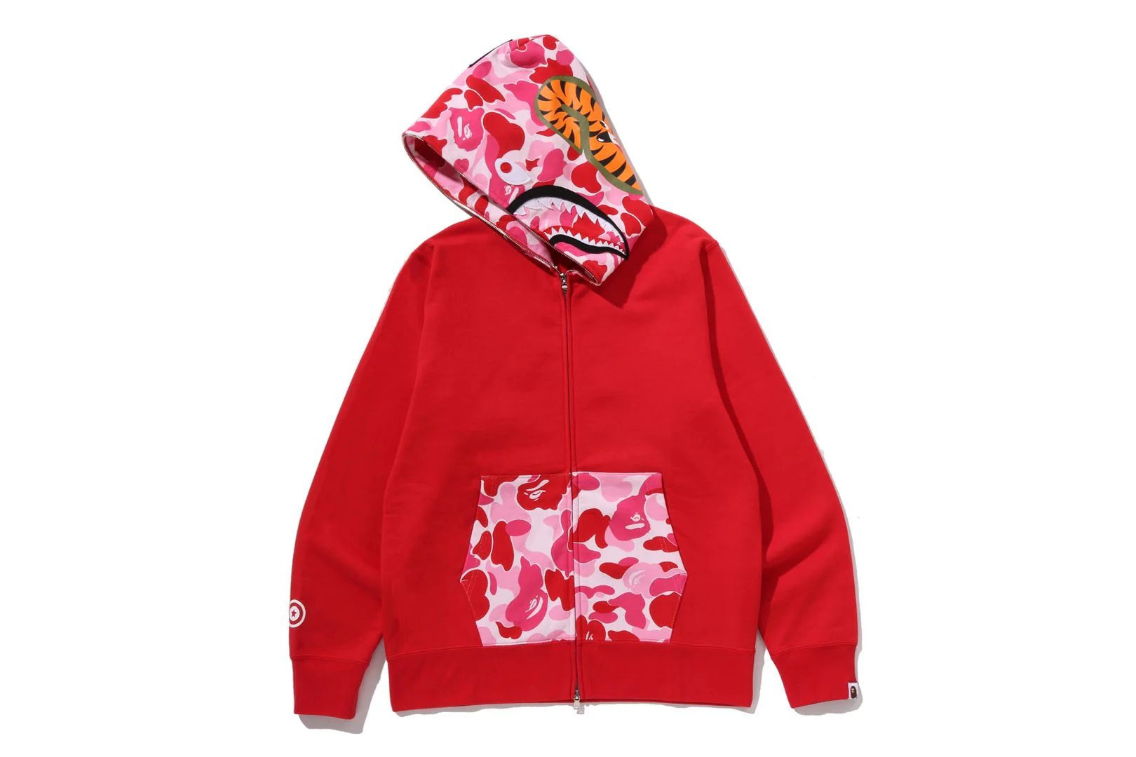 ABC CAMO SHARK FULL ZIP HOODIE - Image 8