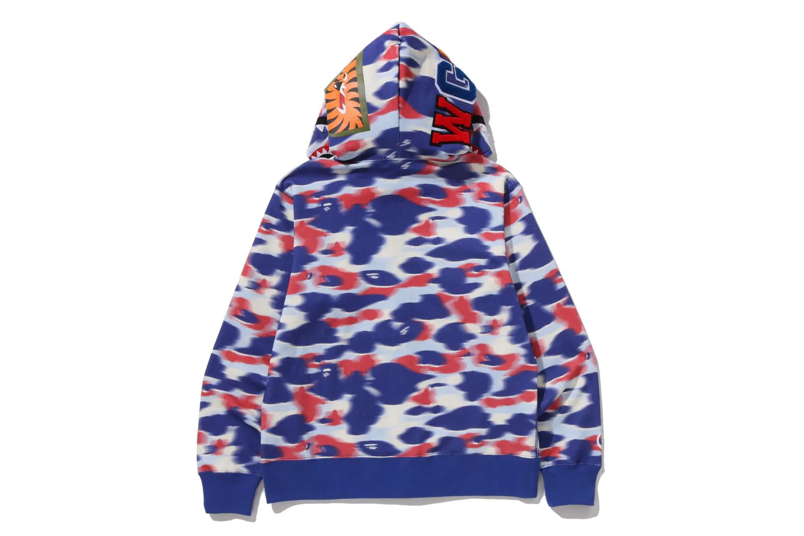 SCREEN CAMO SHARK FULL ZIP HOODIE - Image 6