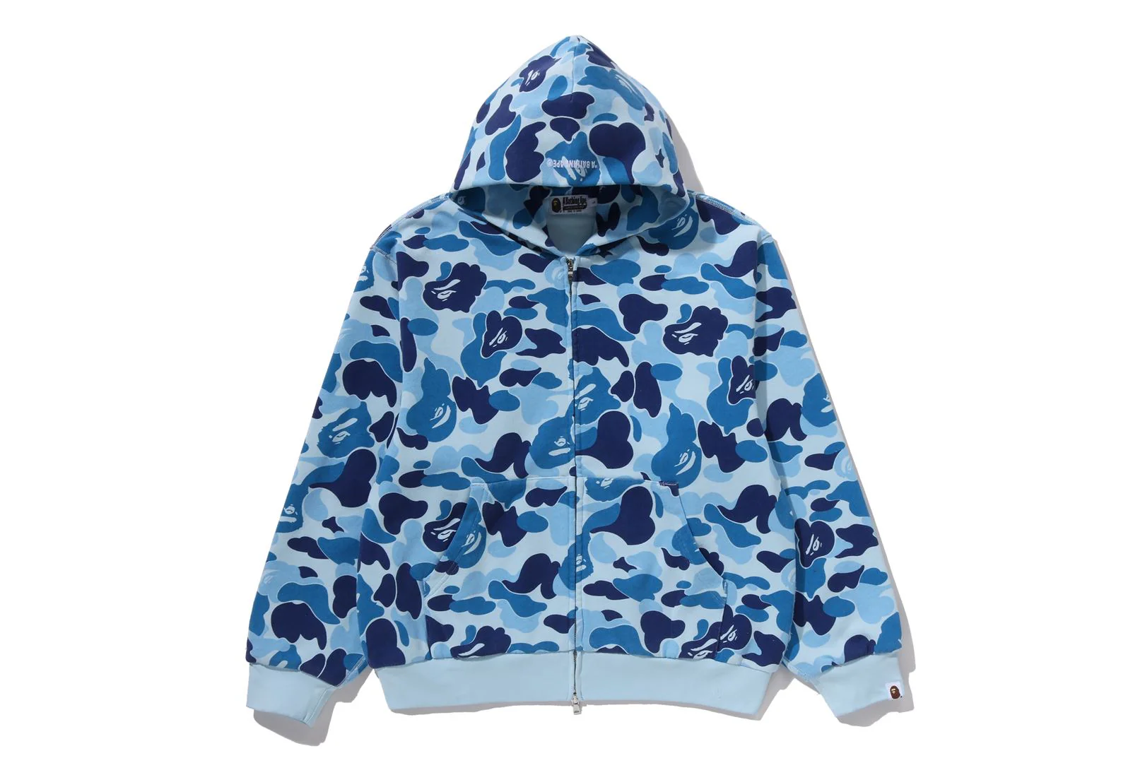 ABC CAMO HEAVY WASH CROPPED FIT ZIP HOODIE - Image 4