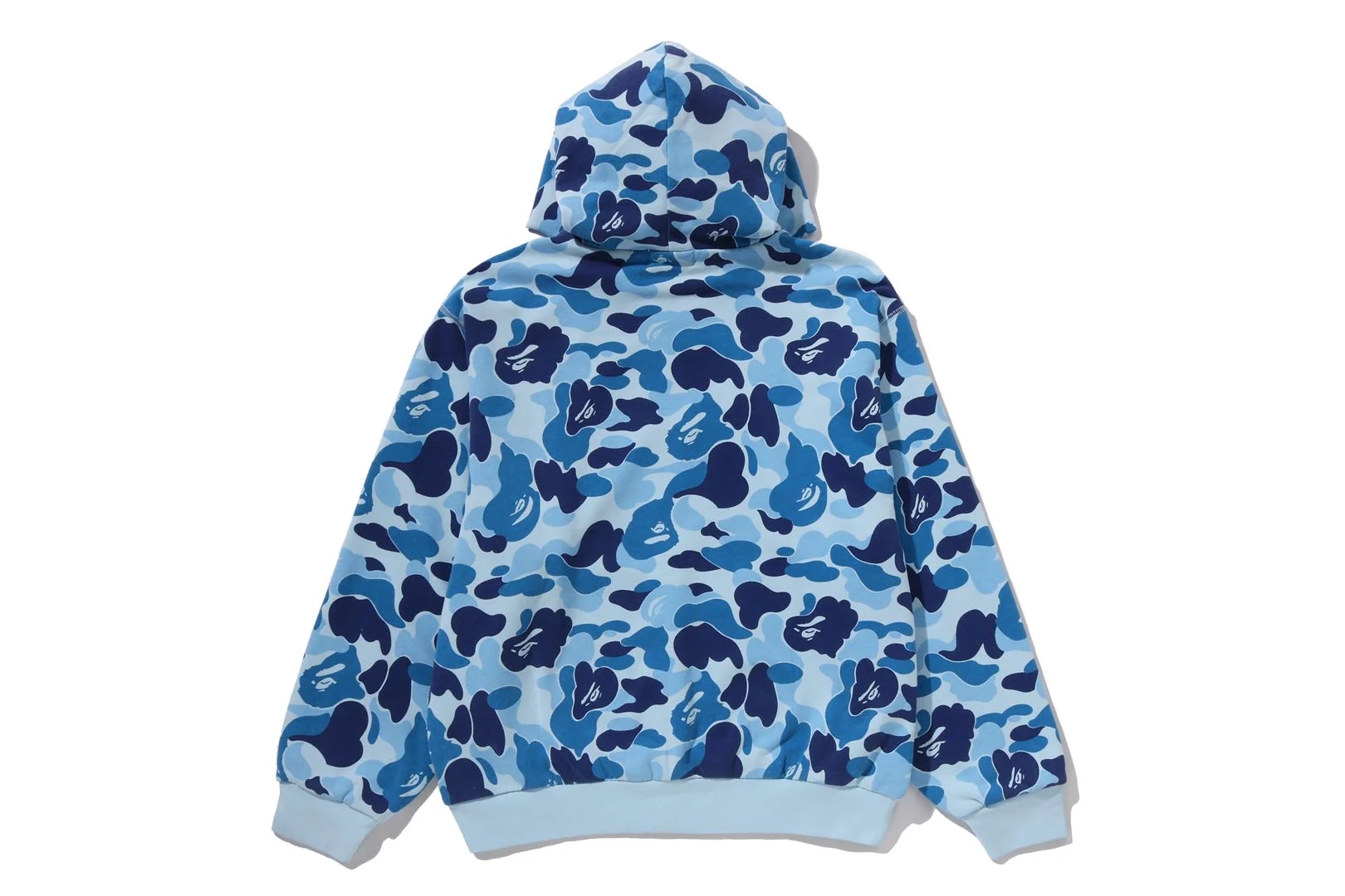 ABC CAMO HEAVY WASH CROPPED FIT ZIP HOODIE - Image 5