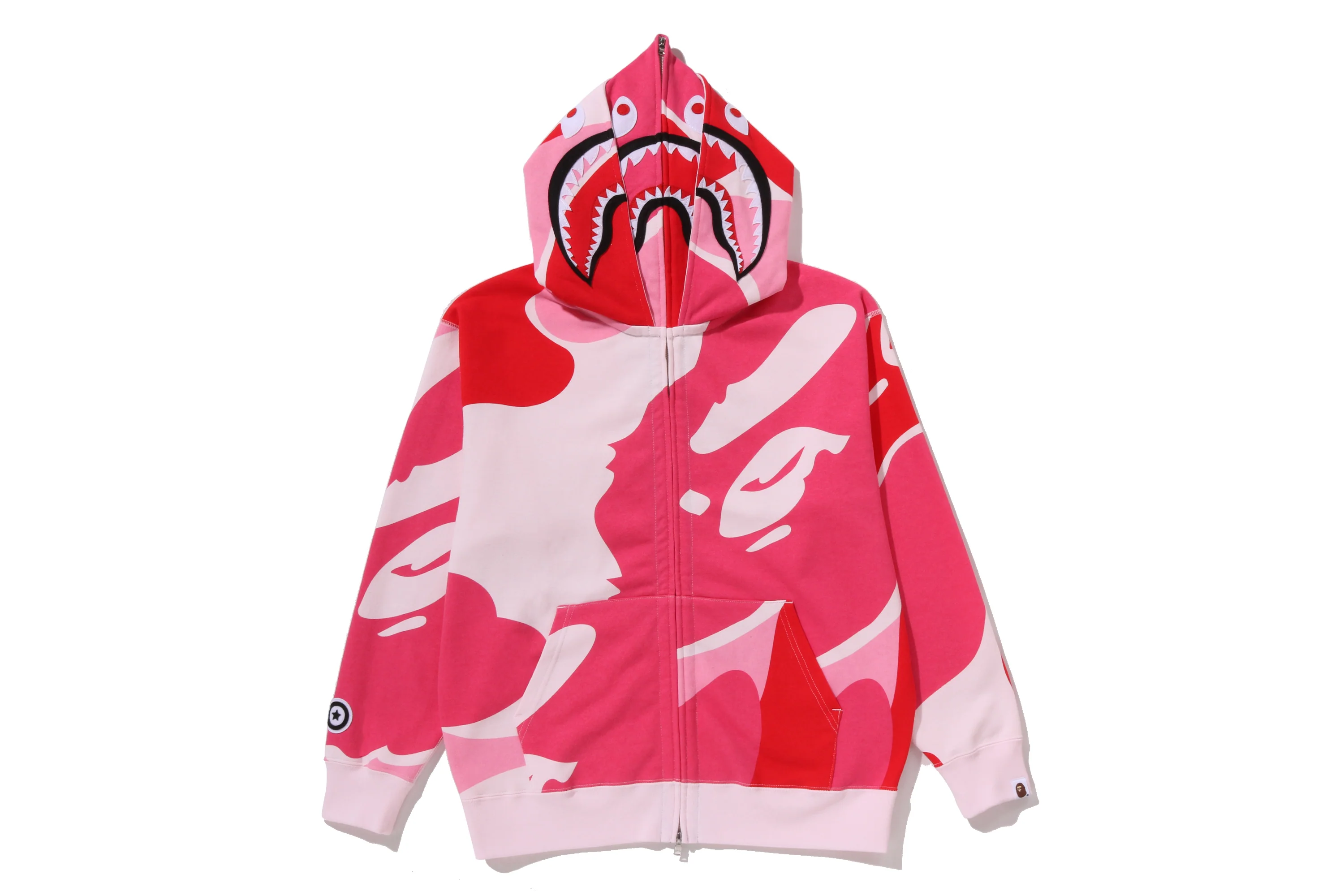 MEGA ABC CAMO DOUBLE SHARK RELAXED FIT FULL ZIP HOODIE - Image 11