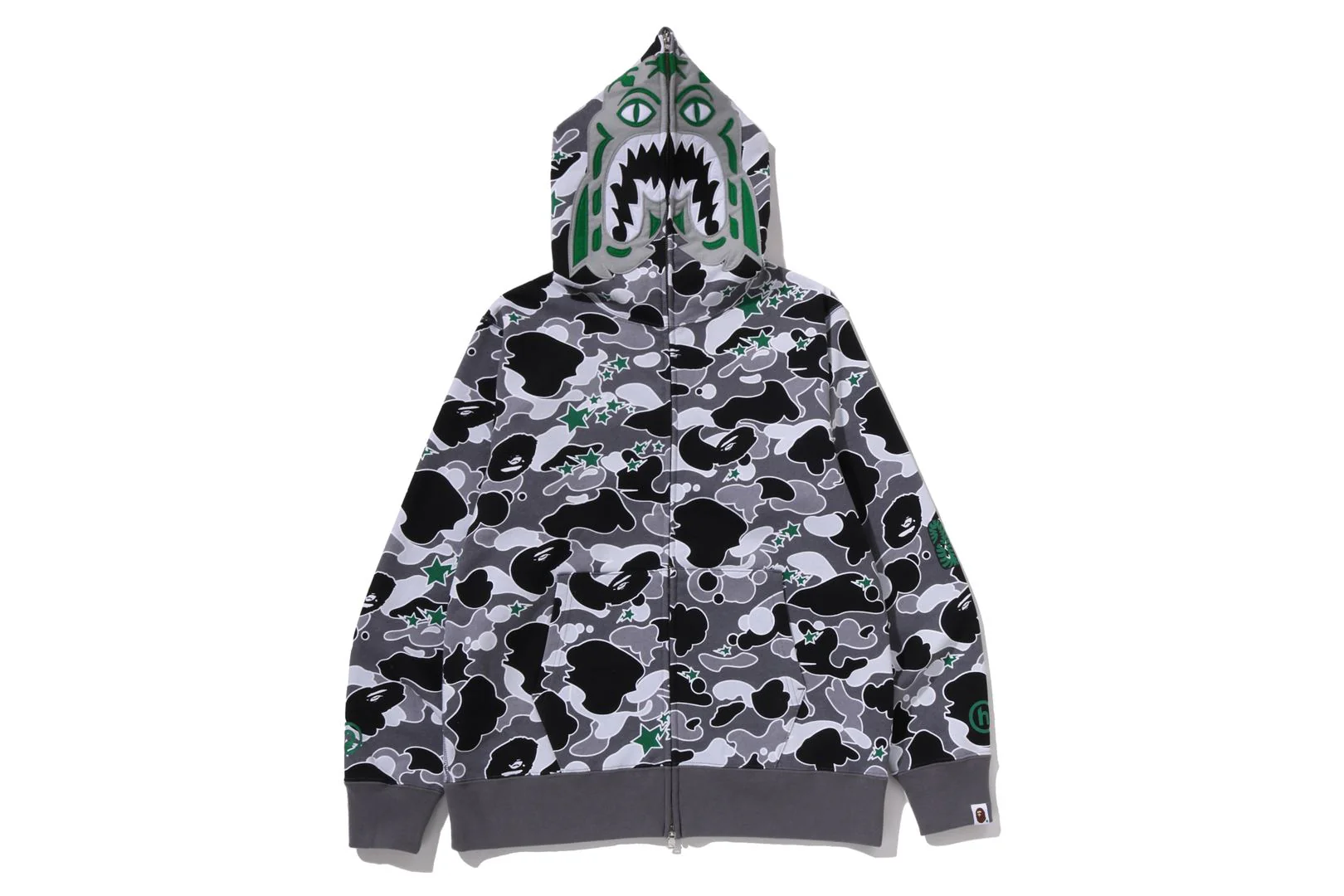 BAPE X HIDDEN STA CAMO TIGER FULL ZIP HOODIE