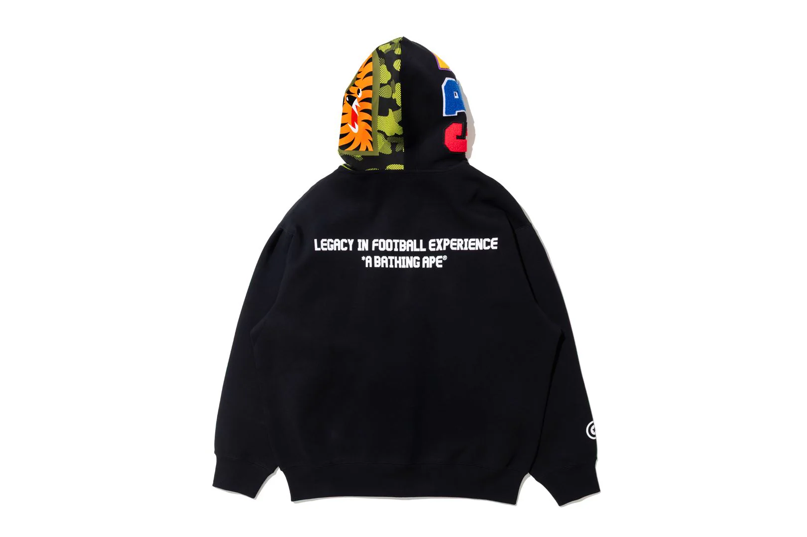 BAPE X CR7 LIFE LOGO RELAXED FIT SHARK FULL ZIP HOODIE M #2 - Image 4