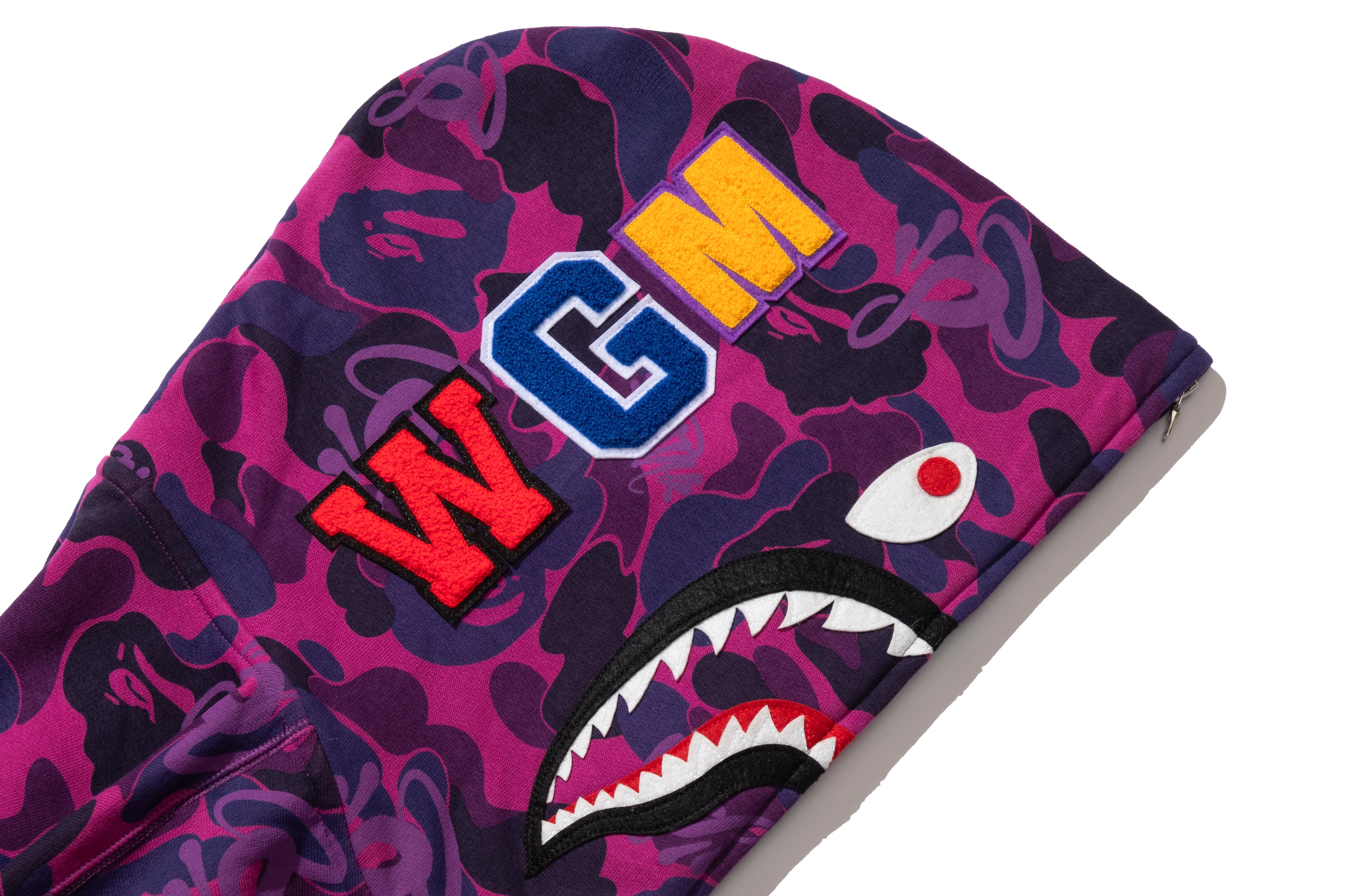 BAPE X SPOTIFY BY CENTRAL CEE CAMO SHARK FULL ZIP HOODIE - Image 6