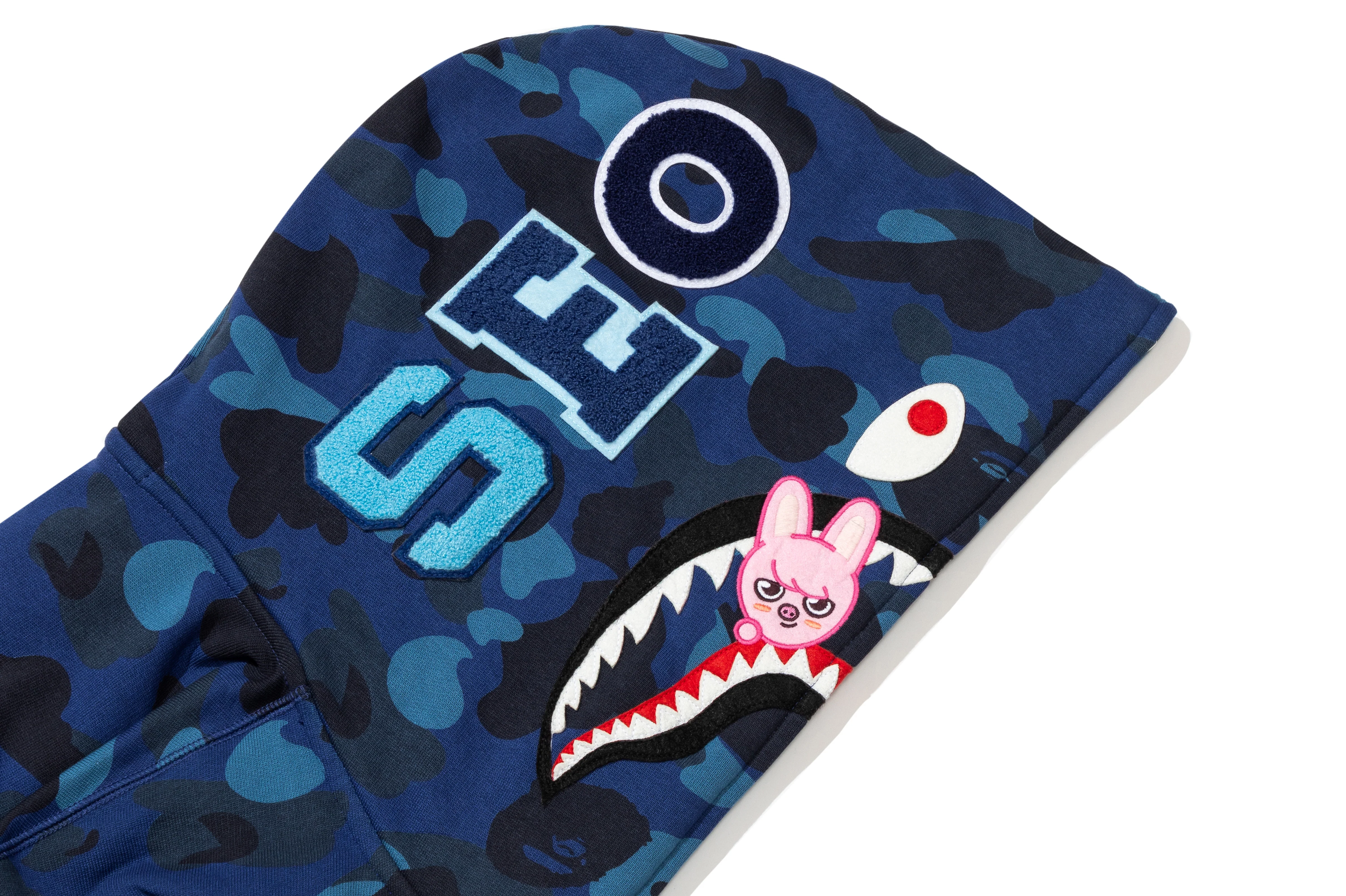BAPE X STRAY KIDS DWAEKKI SHARK FULL ZIP HOODIE - Image 5