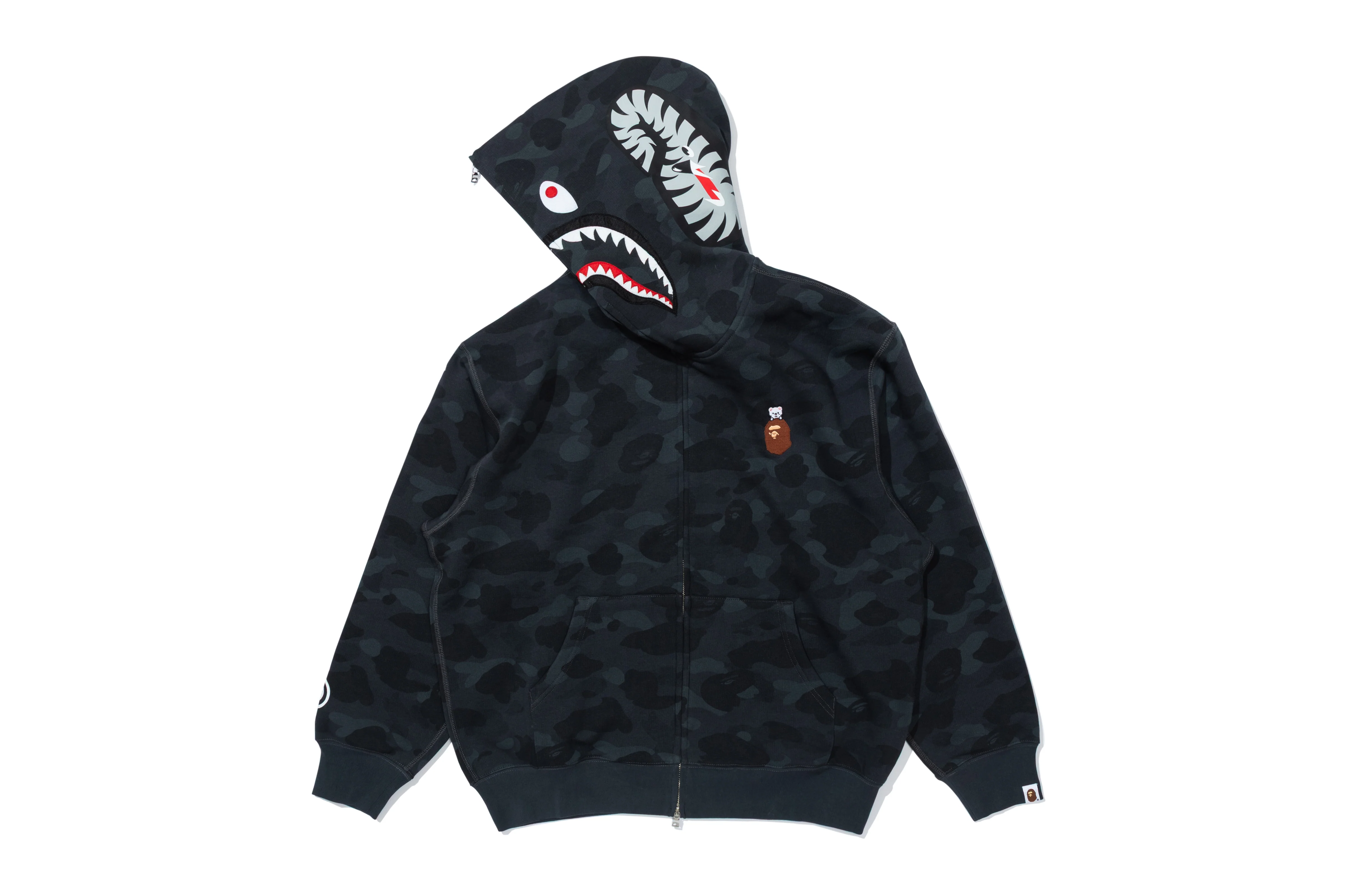 BAPE X STRAY KIDS JINIRET SHARK FULL ZIP HOODIE - Image 3
