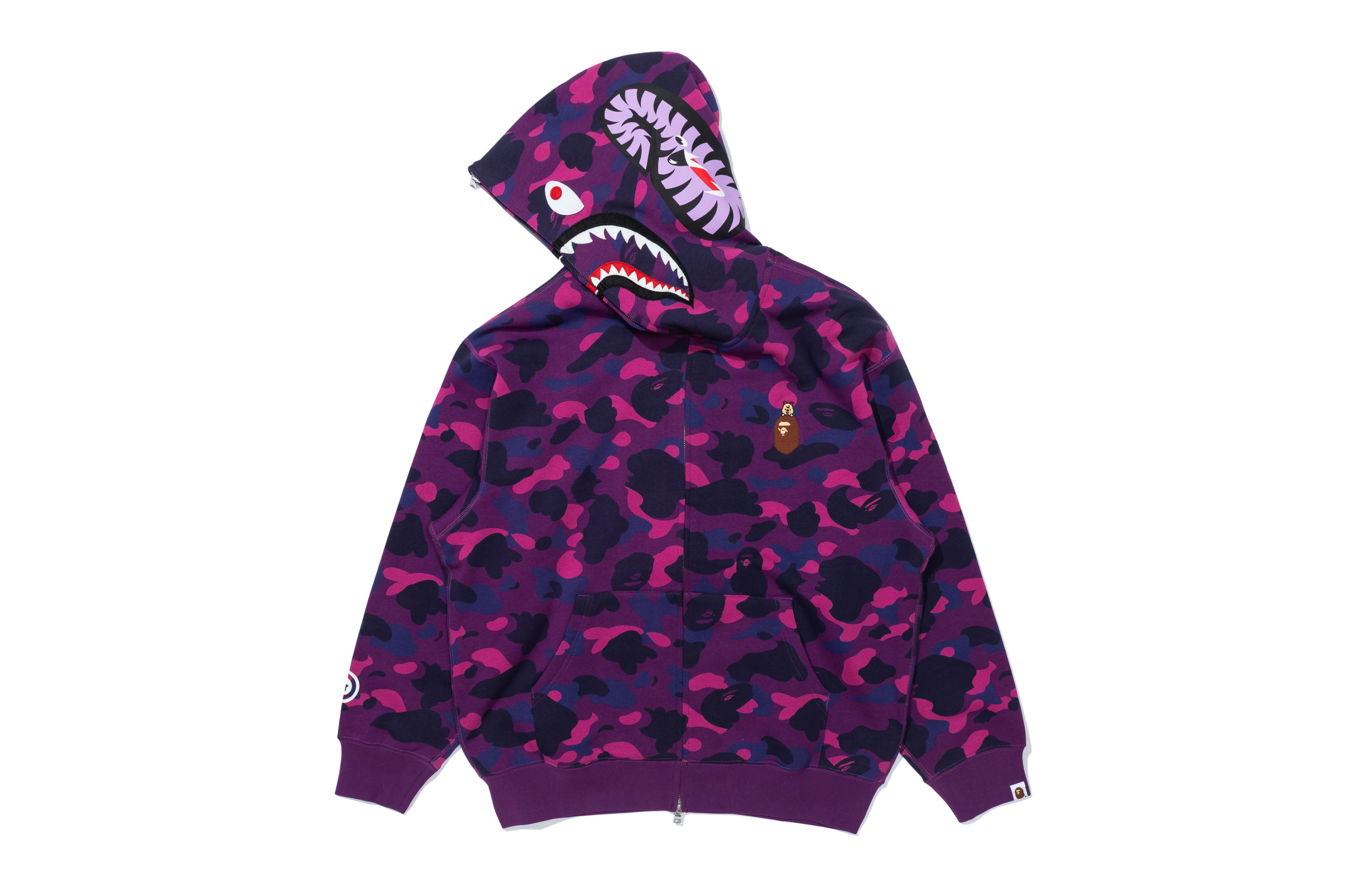BAPE X STRAY KIDS HAN QUOKKA SHARK FULL ZIP HOODIE - Image 3