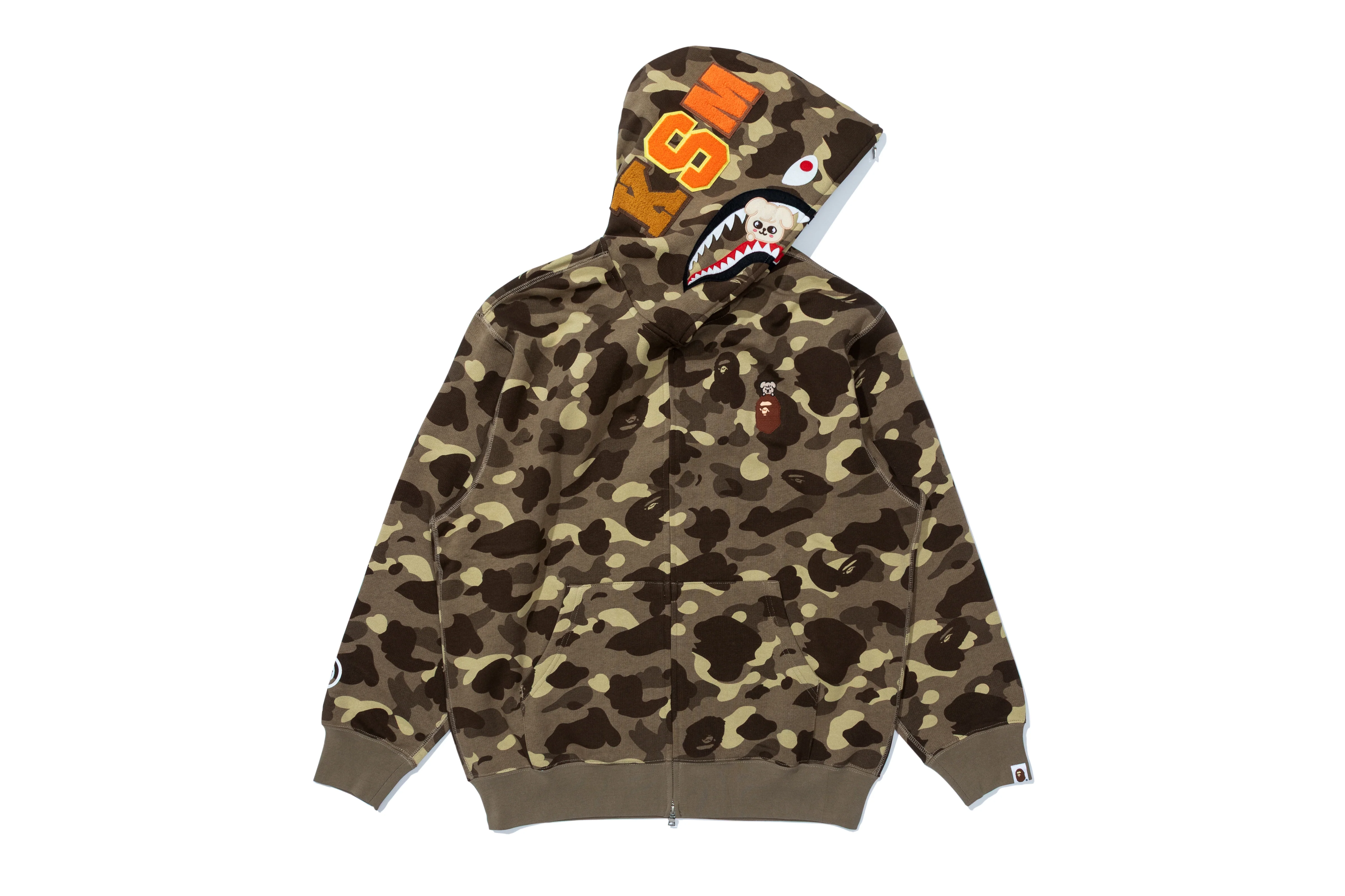BAPE X STRAY KIDS PUPPYM SHARK FULL ZIP HOODIE - Image 3