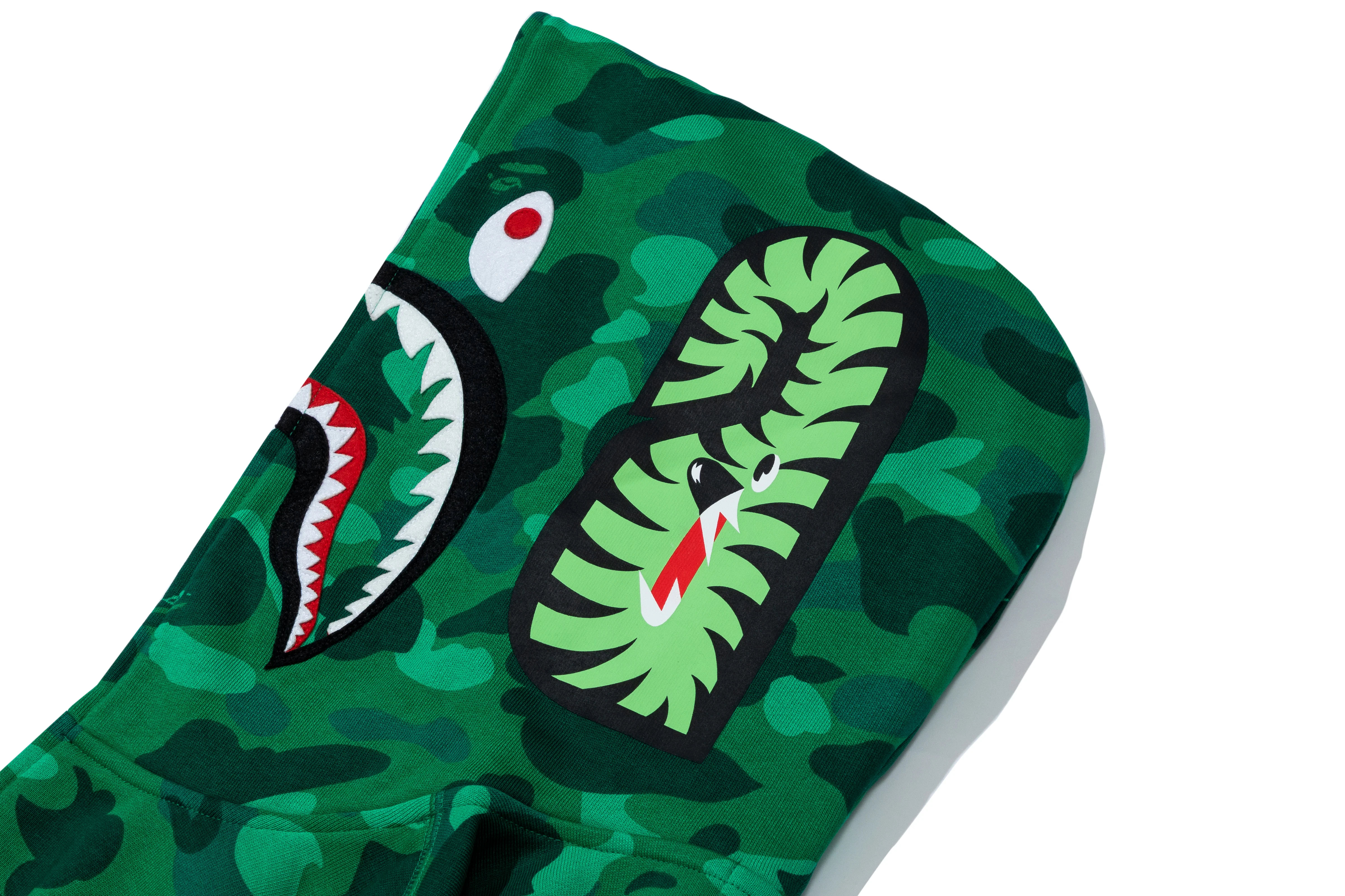 BAPE X STRAY KIDS FOXI.NY SHARK FULL ZIP HOODIE - Image 6