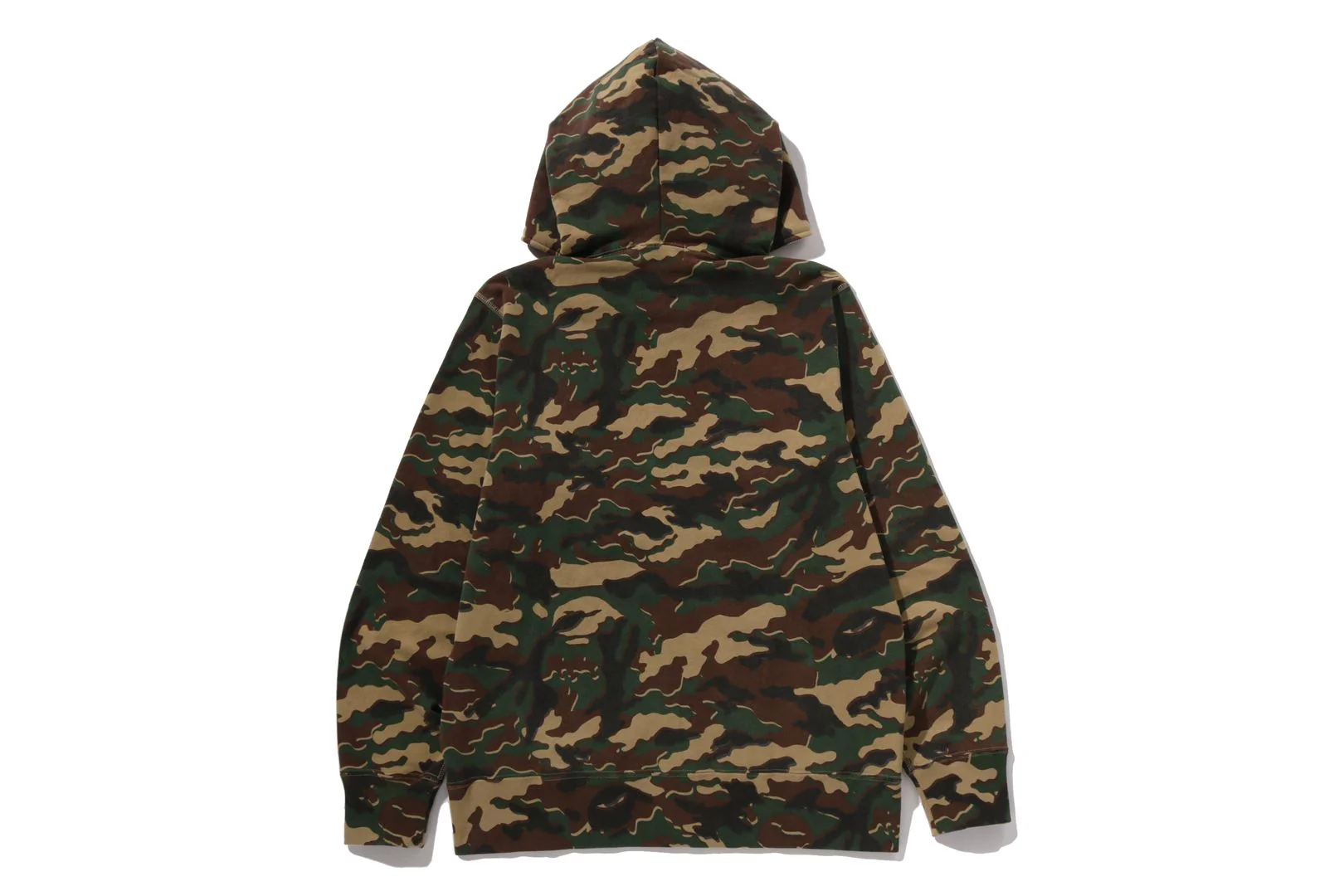GLITCH WOODLAND CAMO FULL ZIP HOODIE - Image 2