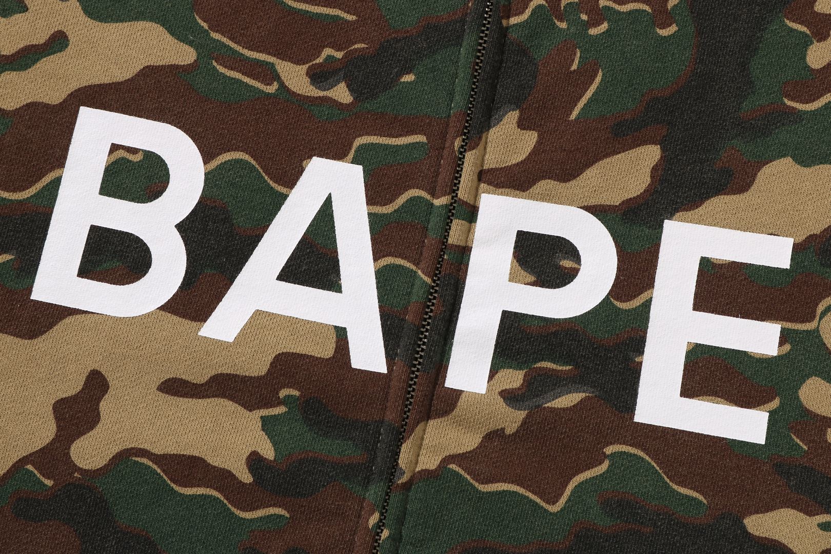 GLITCH WOODLAND CAMO FULL ZIP HOODIE - Image 3