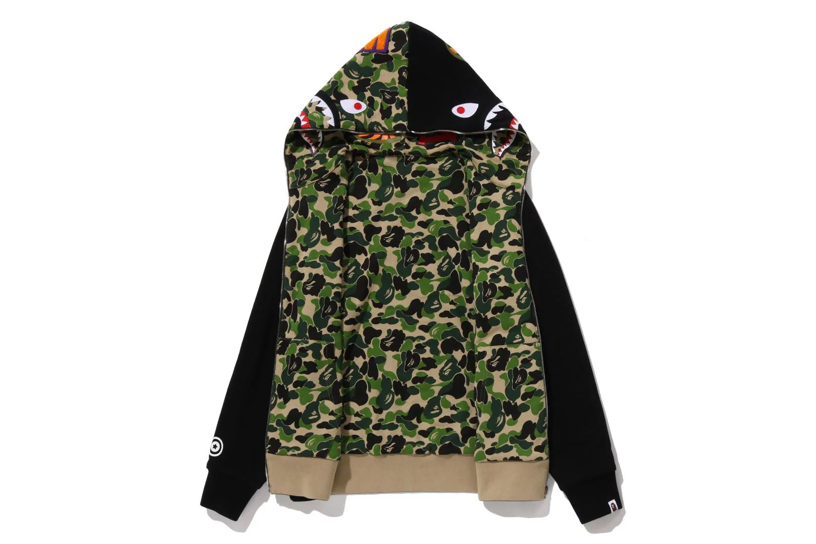 ABC CAMO REVERSIBLE SHARK FULL ZIP HOODIE - Image 11