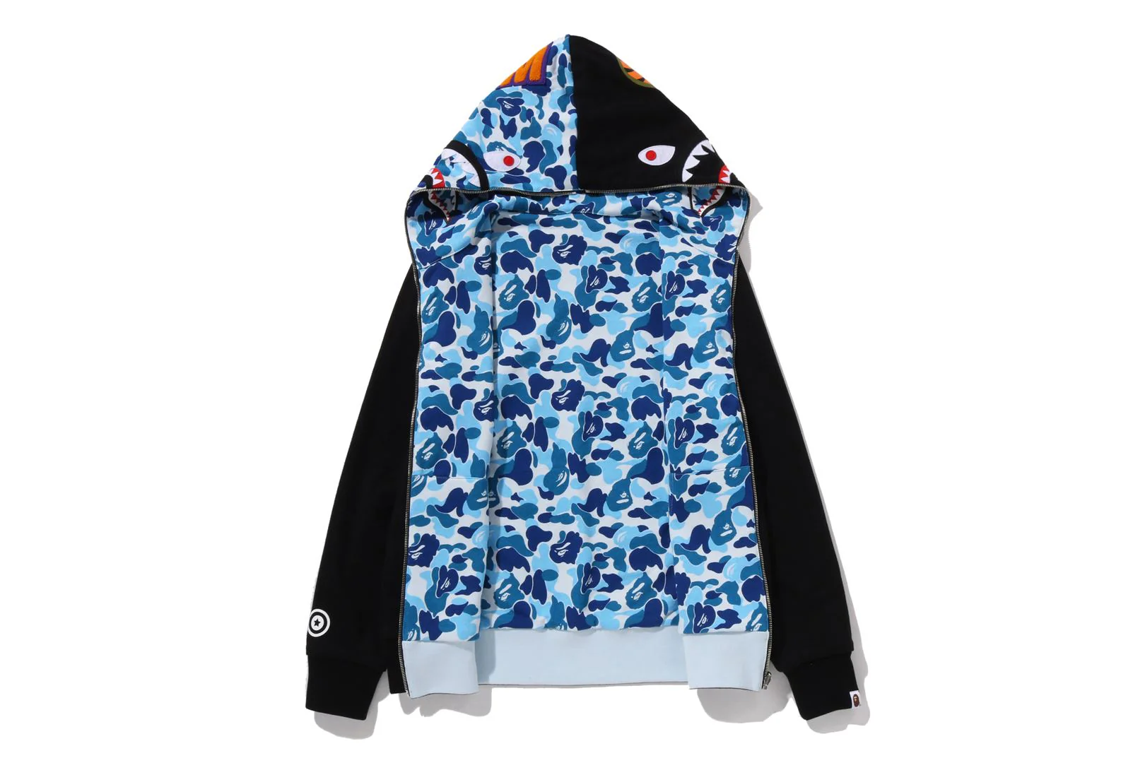 ABC CAMO REVERSIBLE SHARK FULL ZIP HOODIE - Image 4