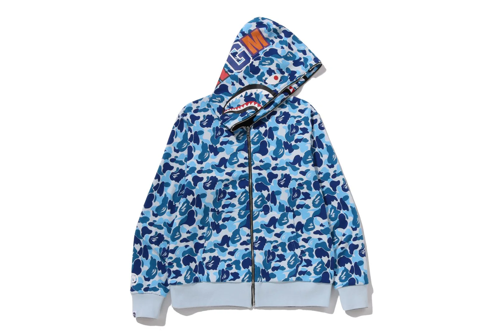 ABC CAMO REVERSIBLE SHARK FULL ZIP HOODIE - Image 5