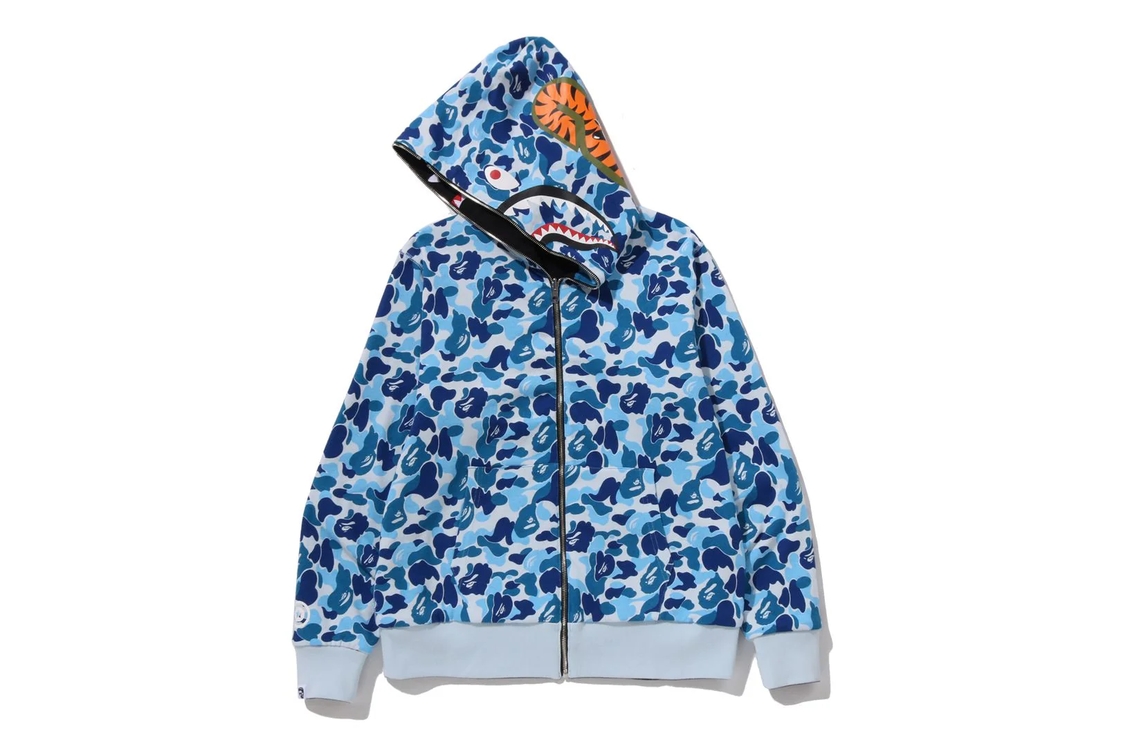 ABC CAMO REVERSIBLE SHARK FULL ZIP HOODIE - Image 6