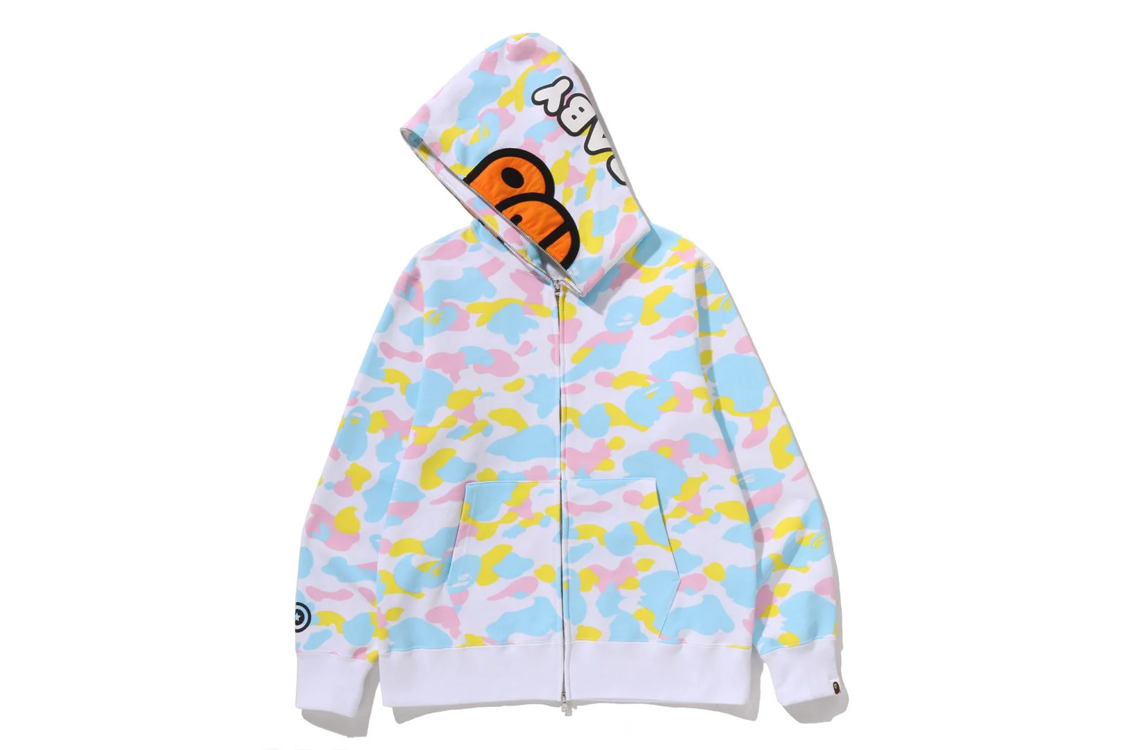 NEW MULTI CAMO BABY MILO REGULAR FIT FULL ZIP HOODIE - Image 10