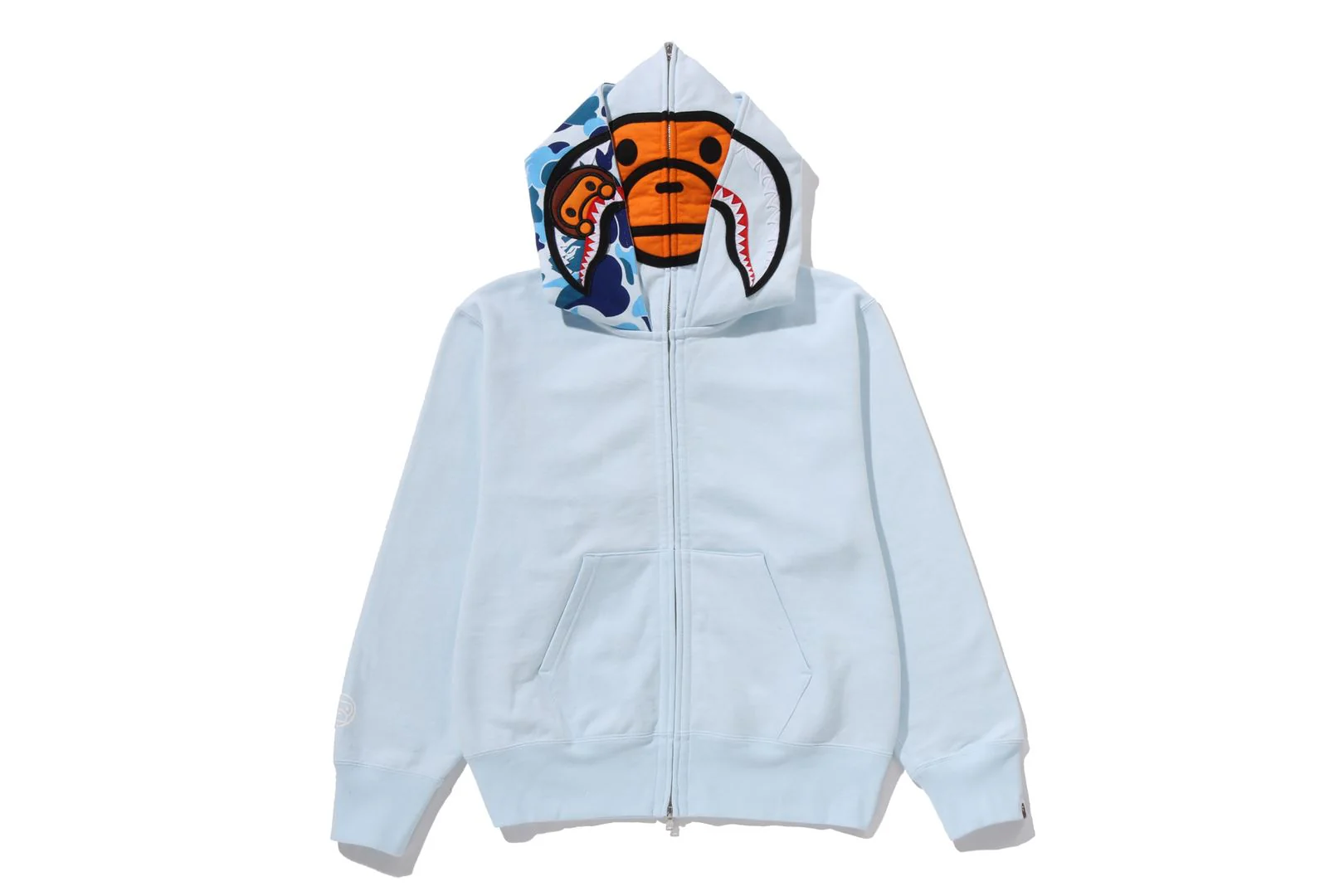MILO SHARK FULL ZIP DOUBLE HOODIE LADIES - Image 8