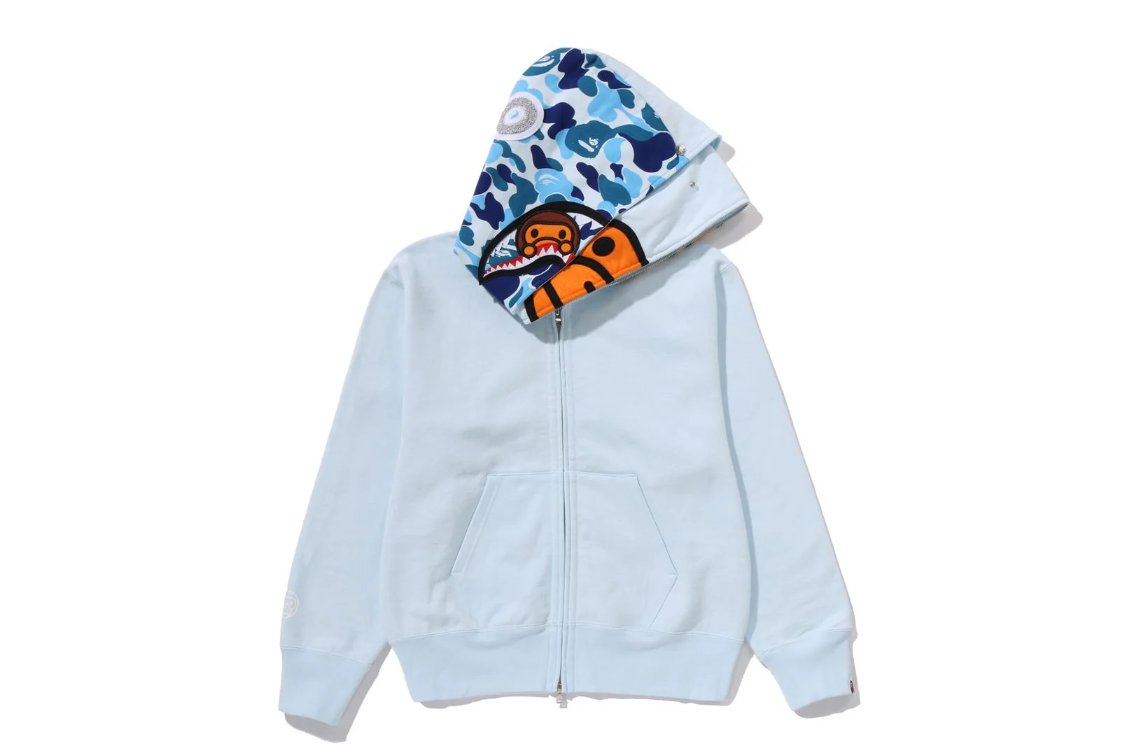 MILO SHARK FULL ZIP DOUBLE HOODIE LADIES - Image 9