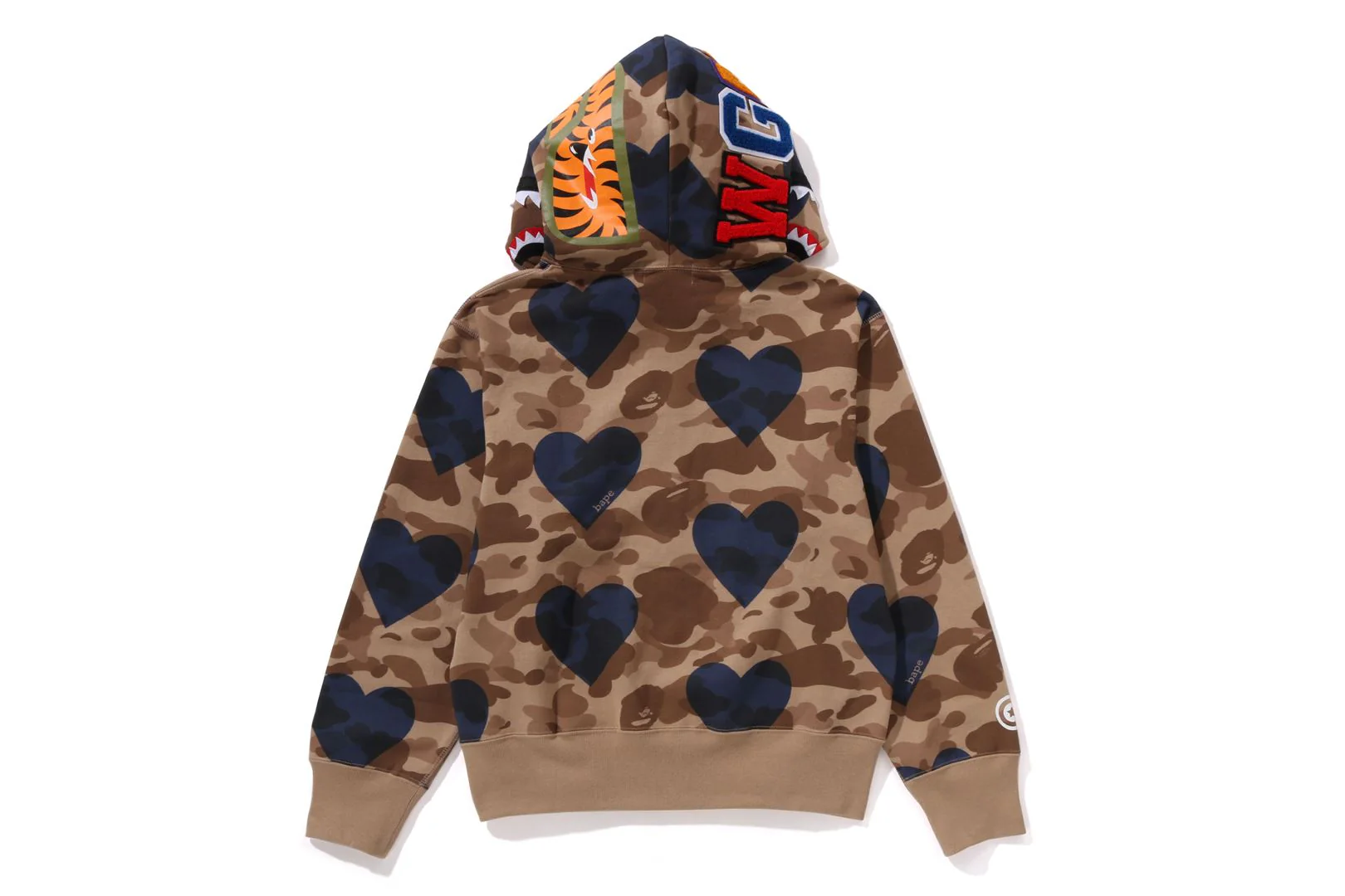 I LOVE BAPE SHARK FULL ZIP HOODIE LADIES - Image 7