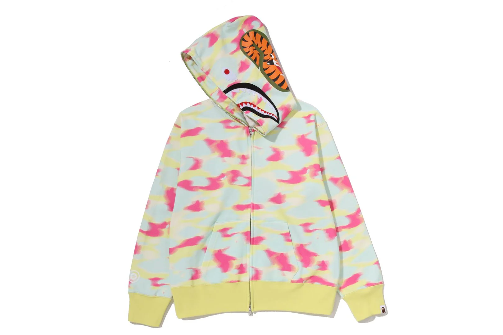 SCREEN CAMO SHARK FULL ZIP HOODIE - Image 2