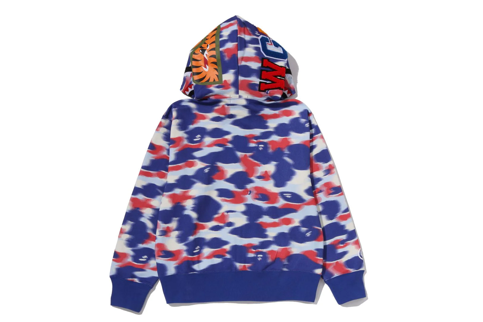 SCREEN CAMO SHARK FULL ZIP HOODIE - Image 6