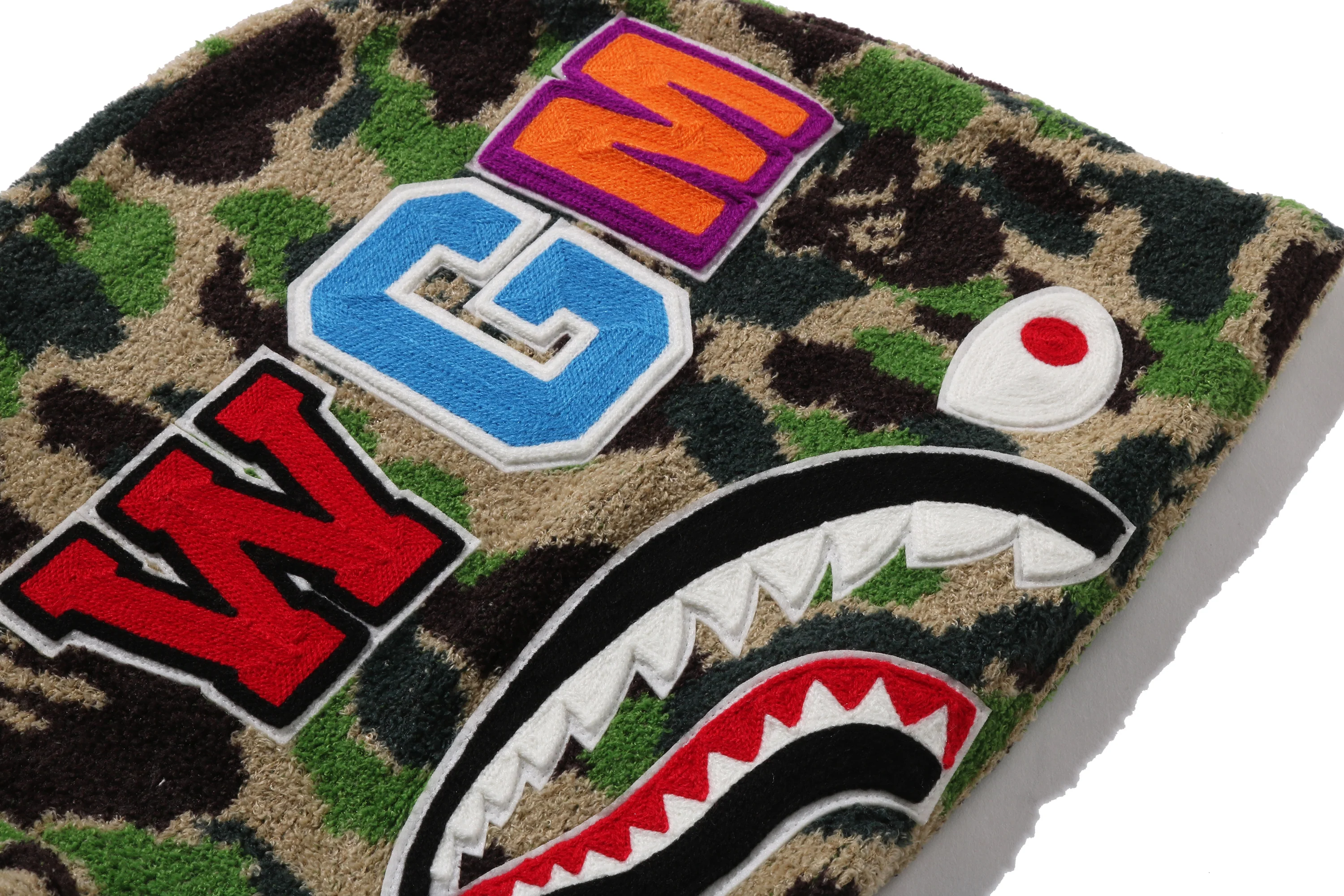 ABC CAMO TOWEL JACQUARD SHARK CROPPED FULL ZIP HOODIE LADIES - Image 10
