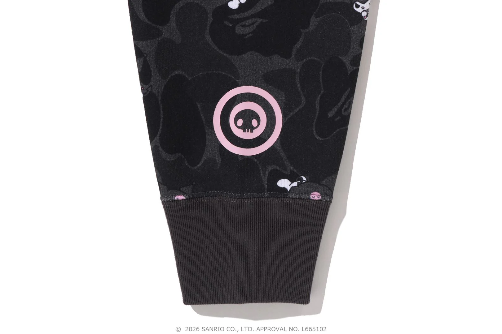 BAPE X KUROMI CAMO FULL ZIP HOODIE  LADIES - Image 4