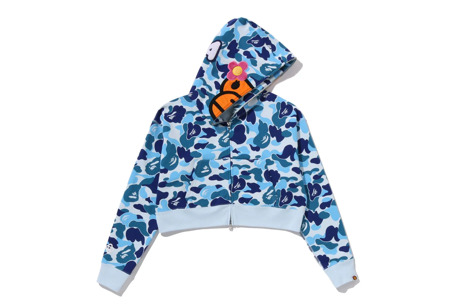 ABC CAMO BABY LISA CROPPED FULL ZIP HOODIE LADIES - Image 10