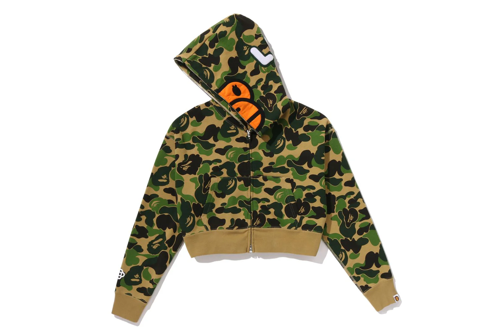 ABC CAMO BABY LISA CROPPED FULL ZIP HOODIE LADIES - Image 19